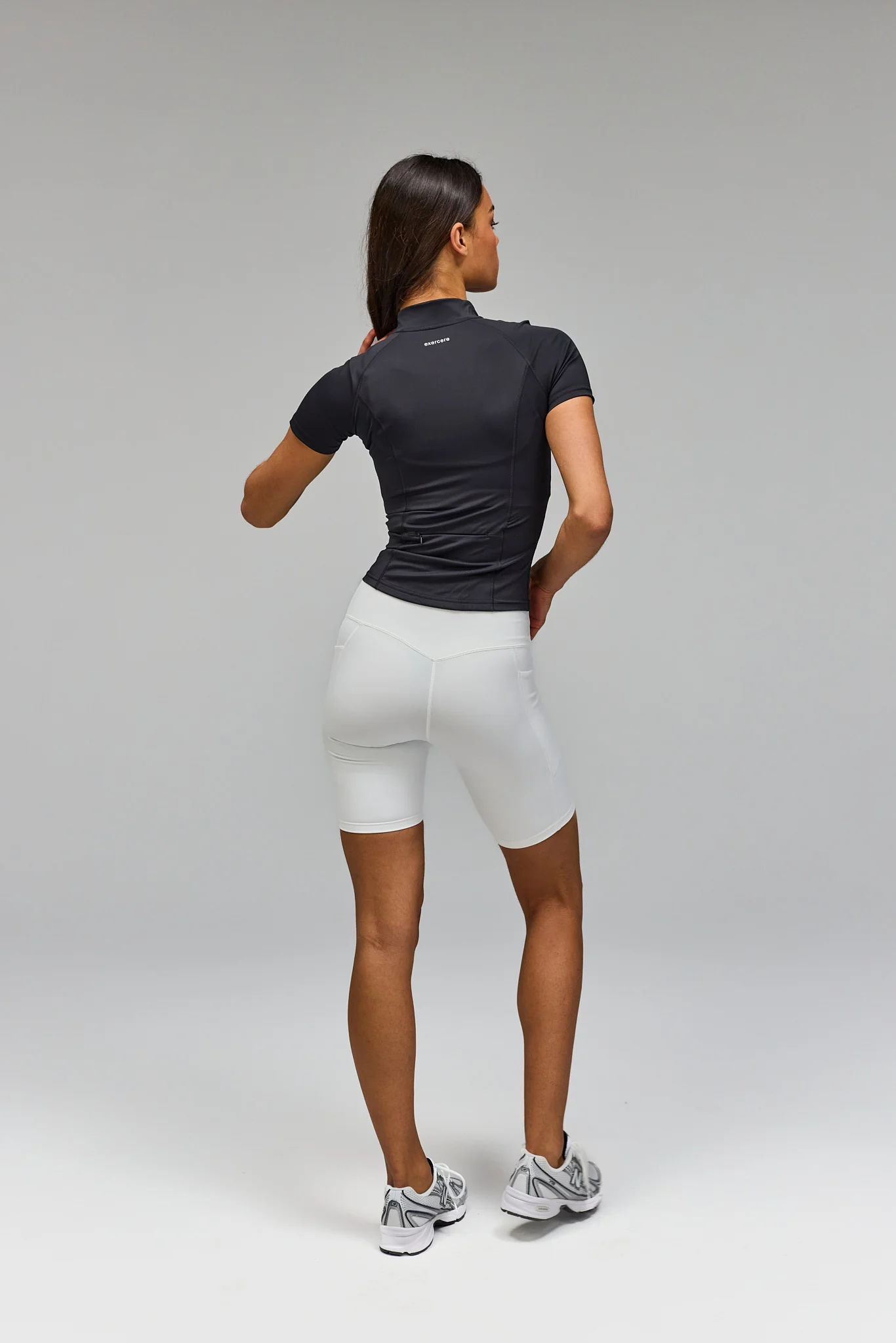 Active Short Sleeve Blouse - Black - Image 8