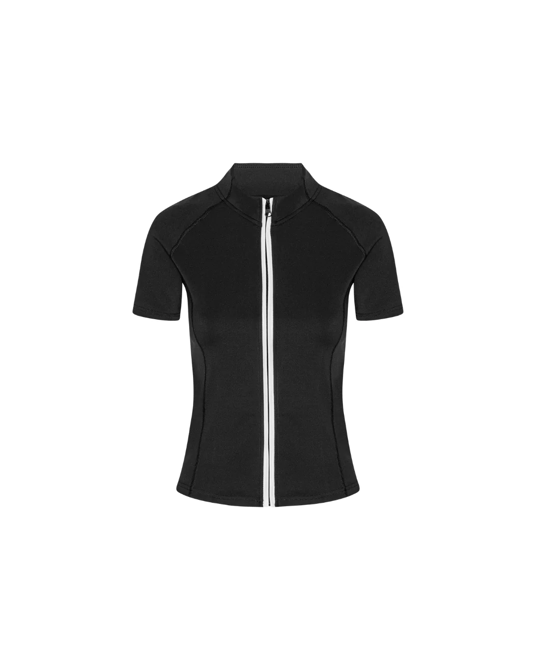 Active Short Sleeve Blouse - Black - Image 3