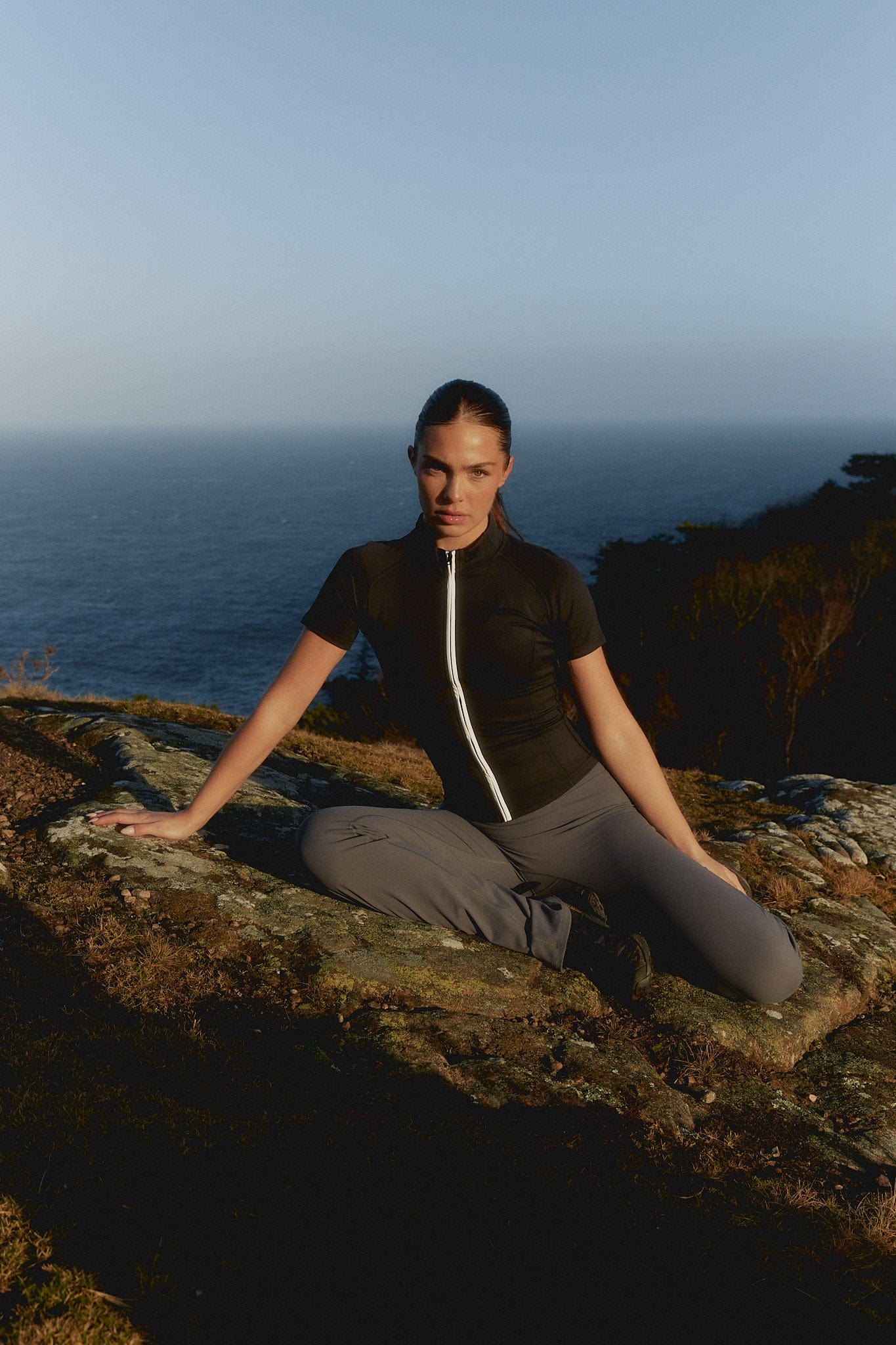 Active Short Sleeve Blouse - Black - Image 7
