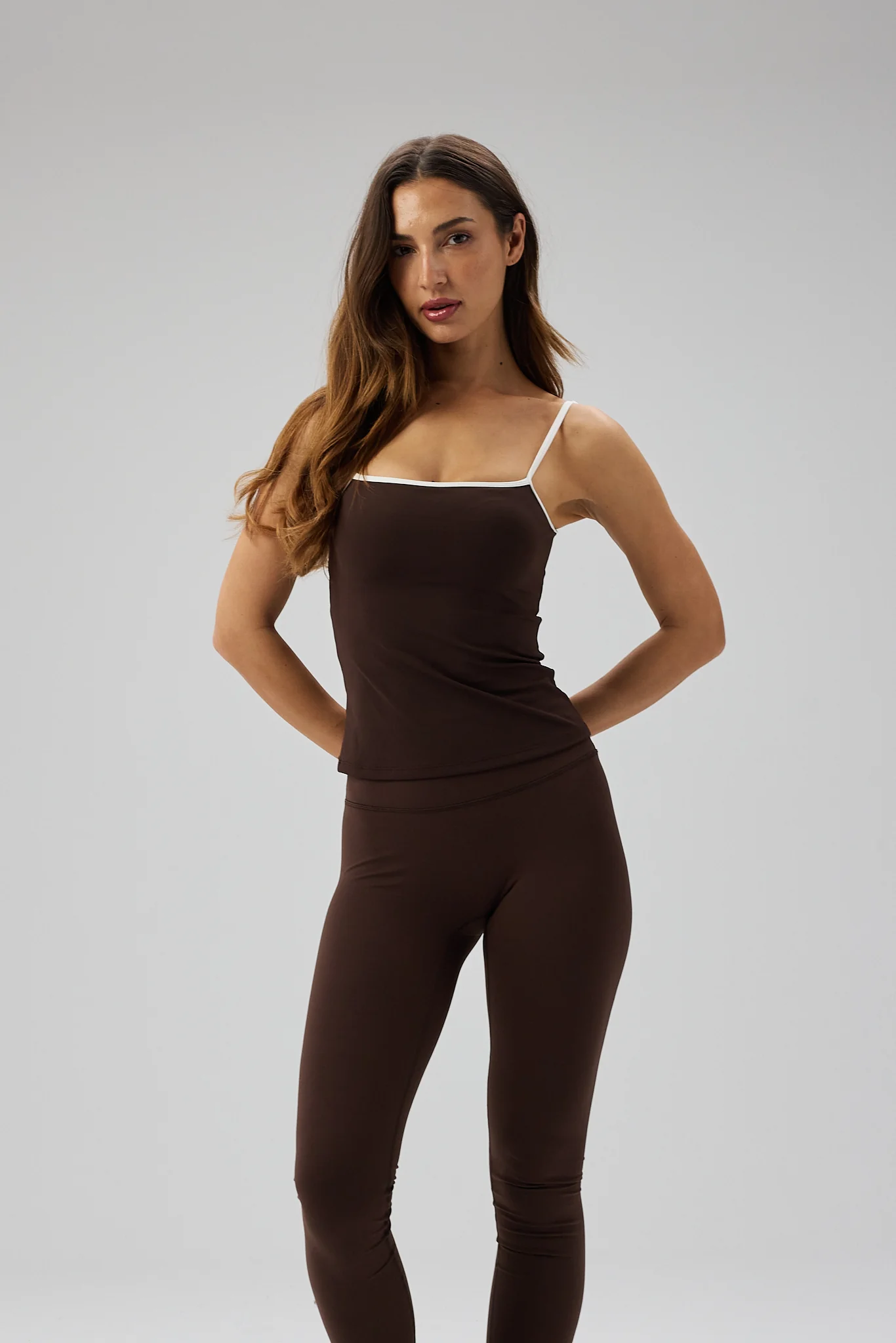 Sculpt Scrunch Tights - Pecan Brown - Image 6