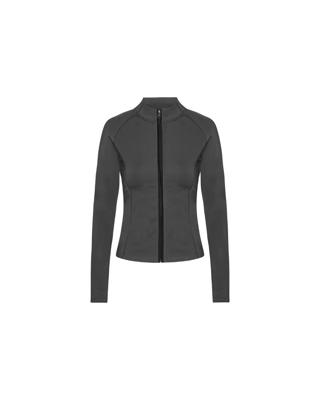 Active Zip Blouse - Slate Grey - Image 3
