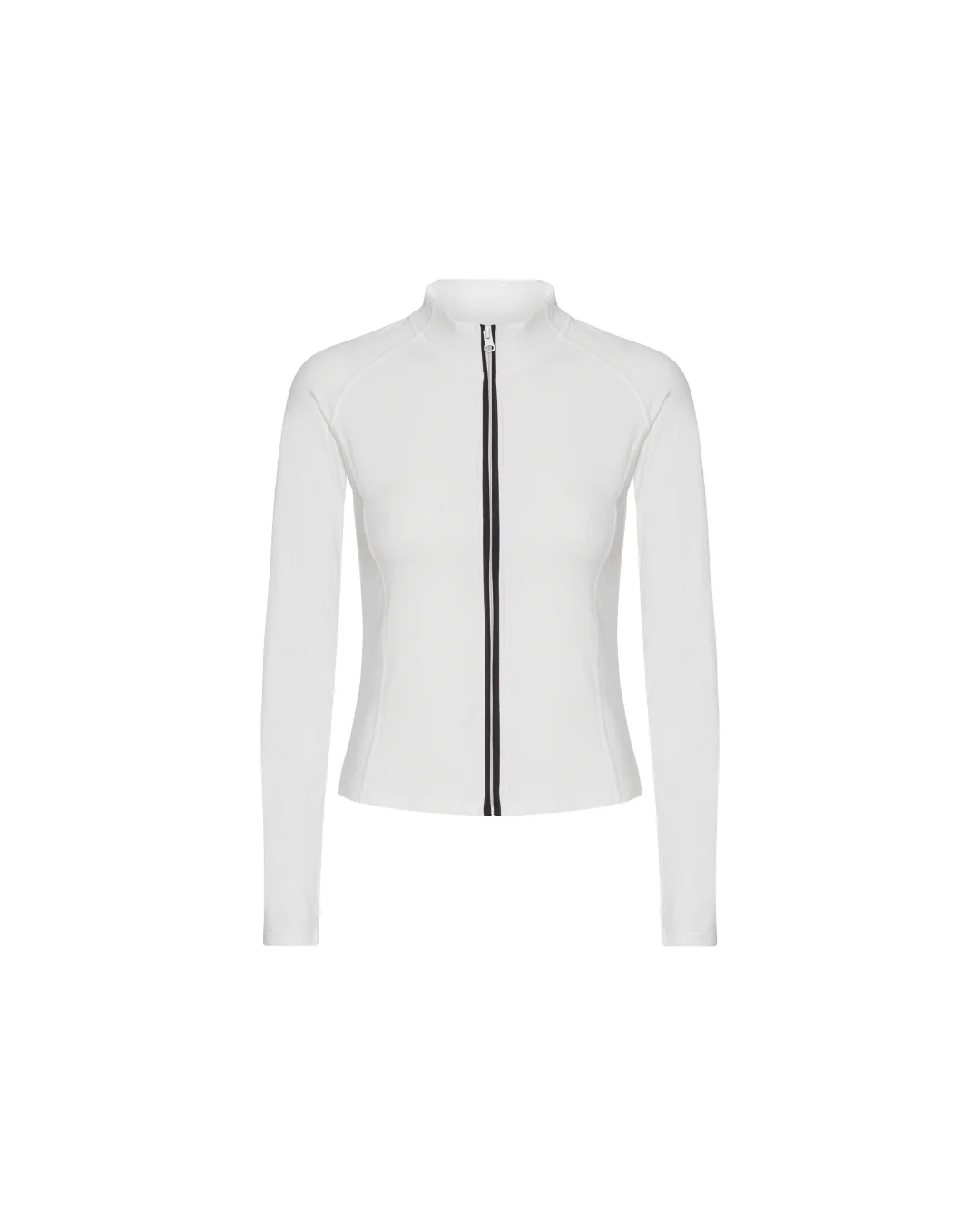 Active Zip Blouse - White - Image 3