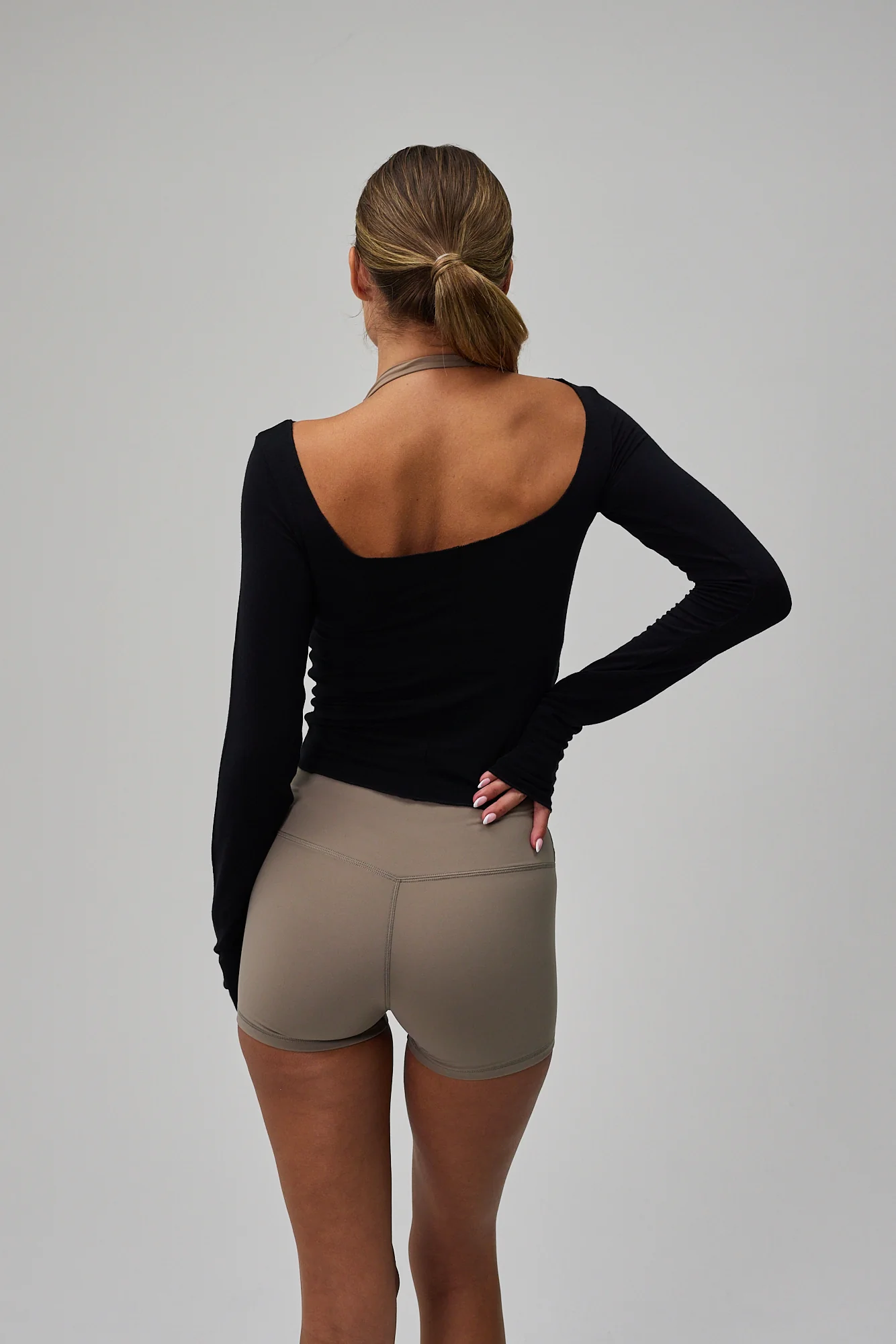 Ballet Long Sleeve Blouse - Black - Image 2