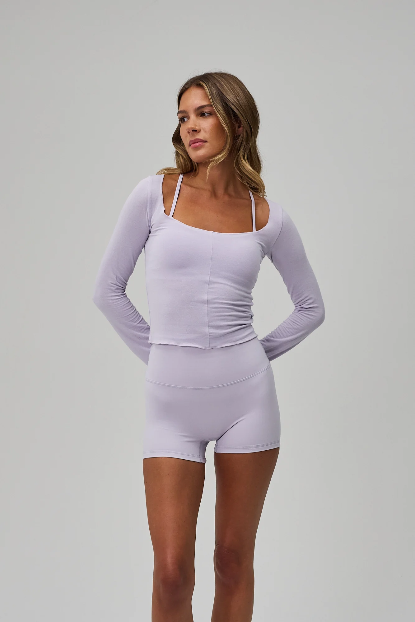 Mini Fleek Shorts - Lilac Mist - Image 9