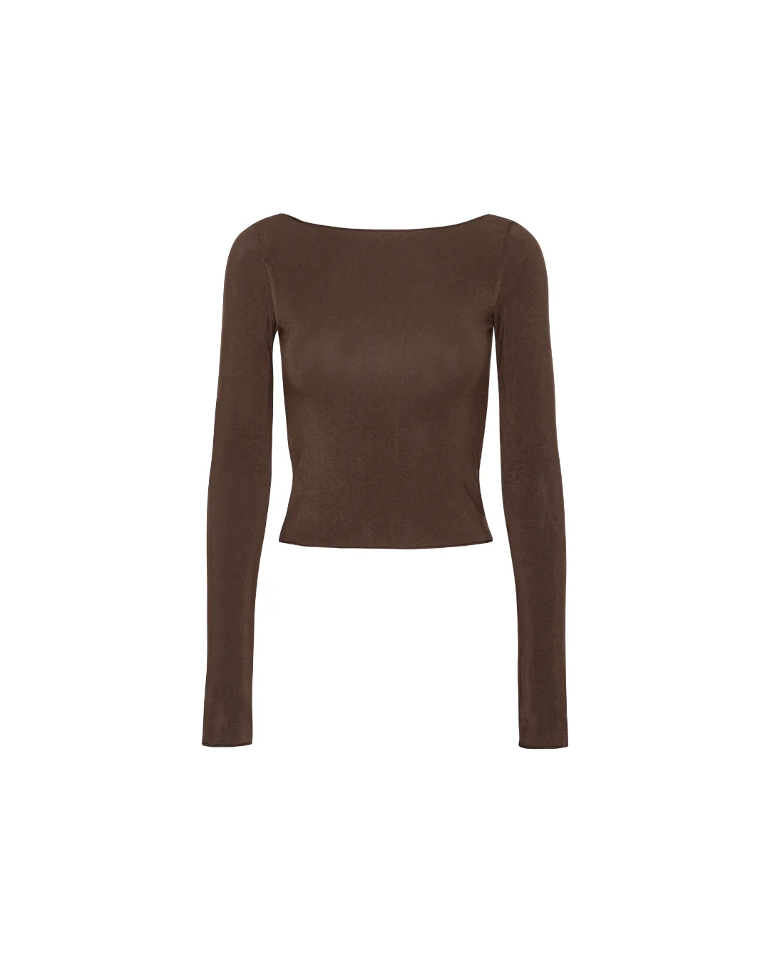 Ballet Long Sleeve Blouse - Pecan Brown - Image 5