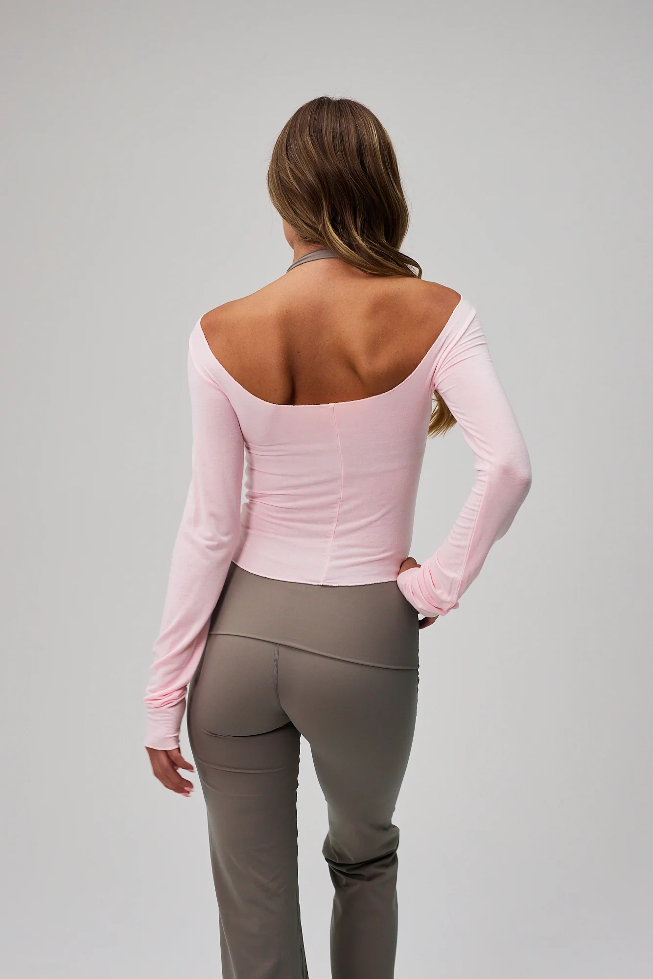 Ballet Long Sleeve Blouse - Soft Pink - Image 3