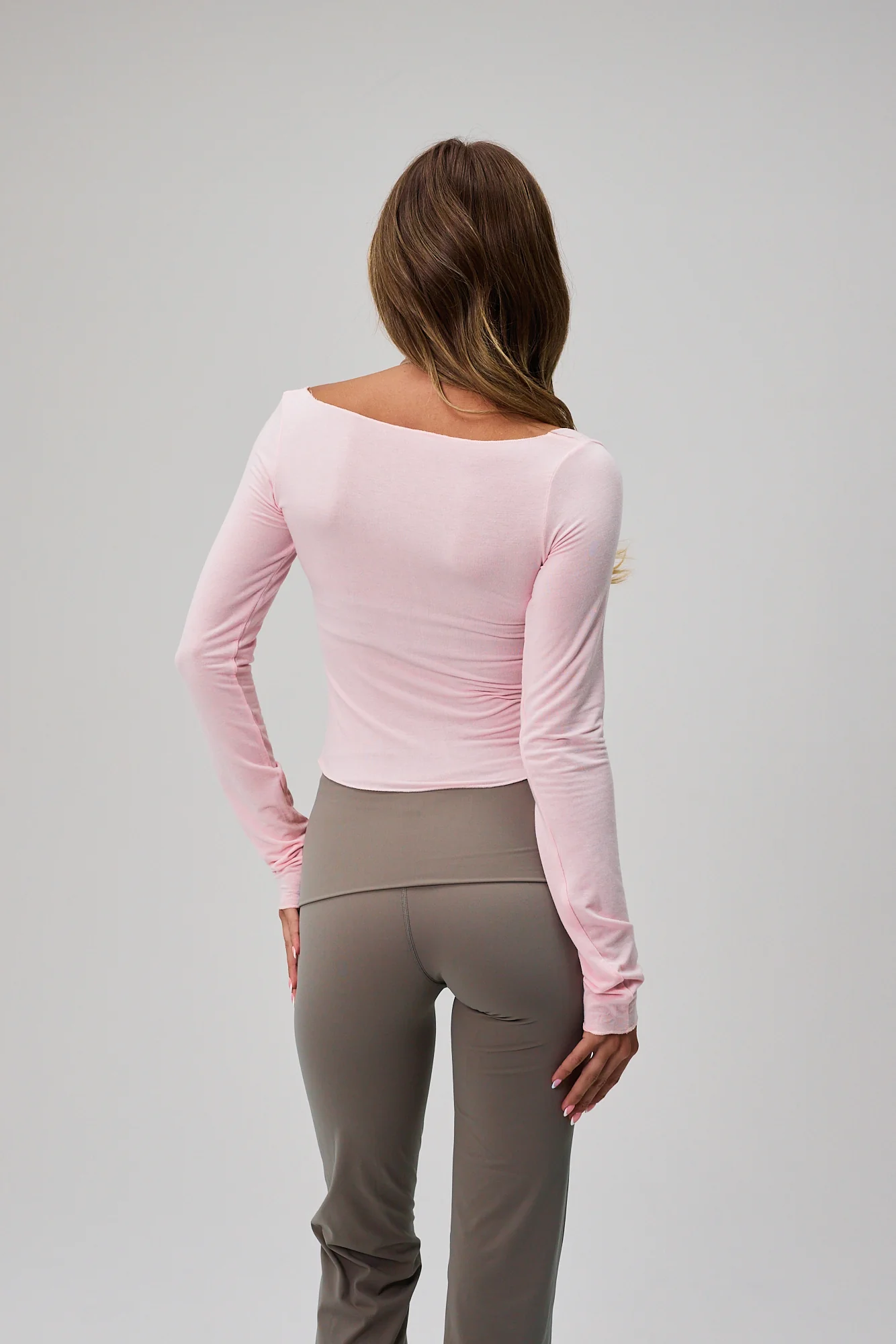 Ballet Long Sleeve Blouse - Soft Pink - Image 8