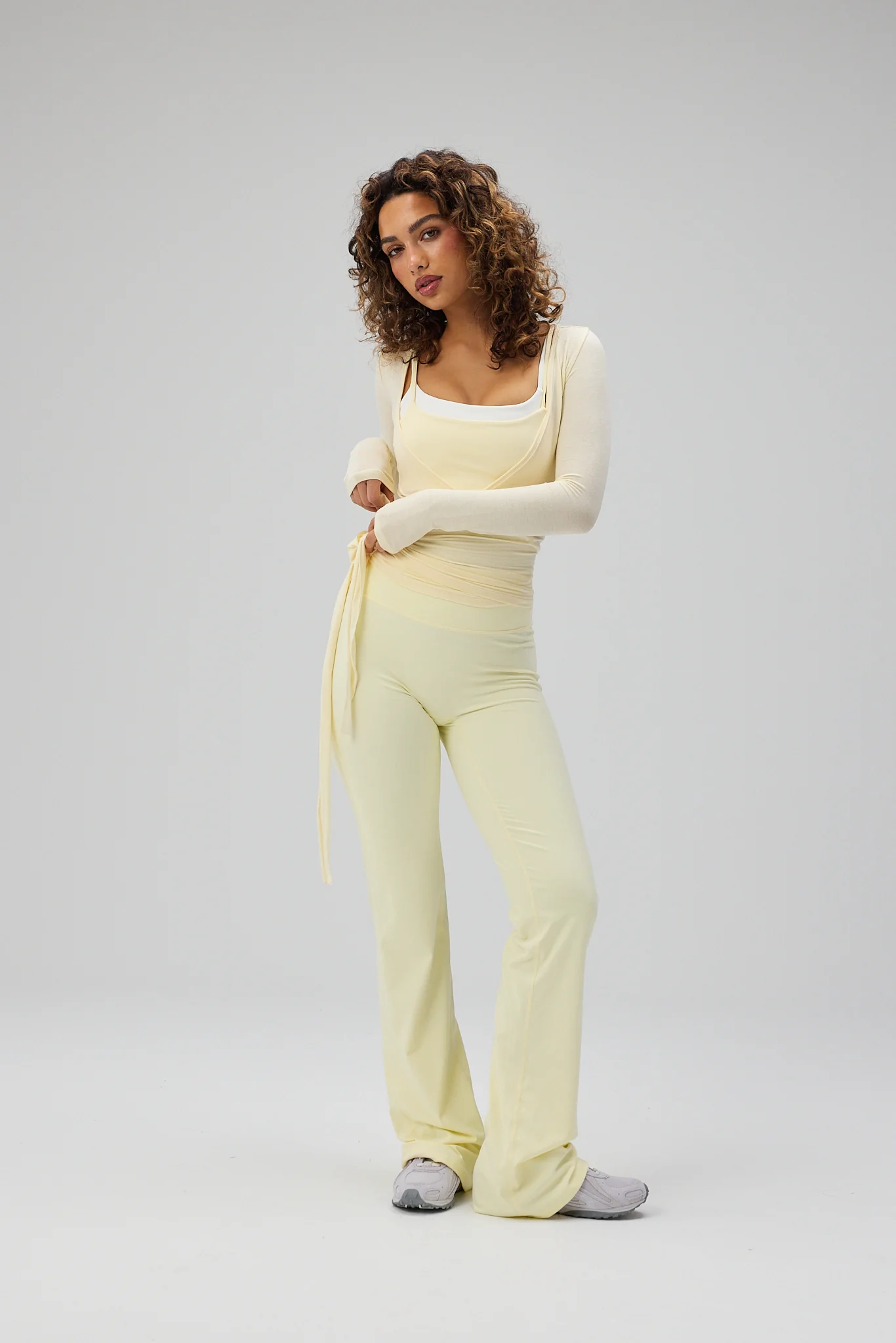 Flare Pants - Lemon - Image 4
