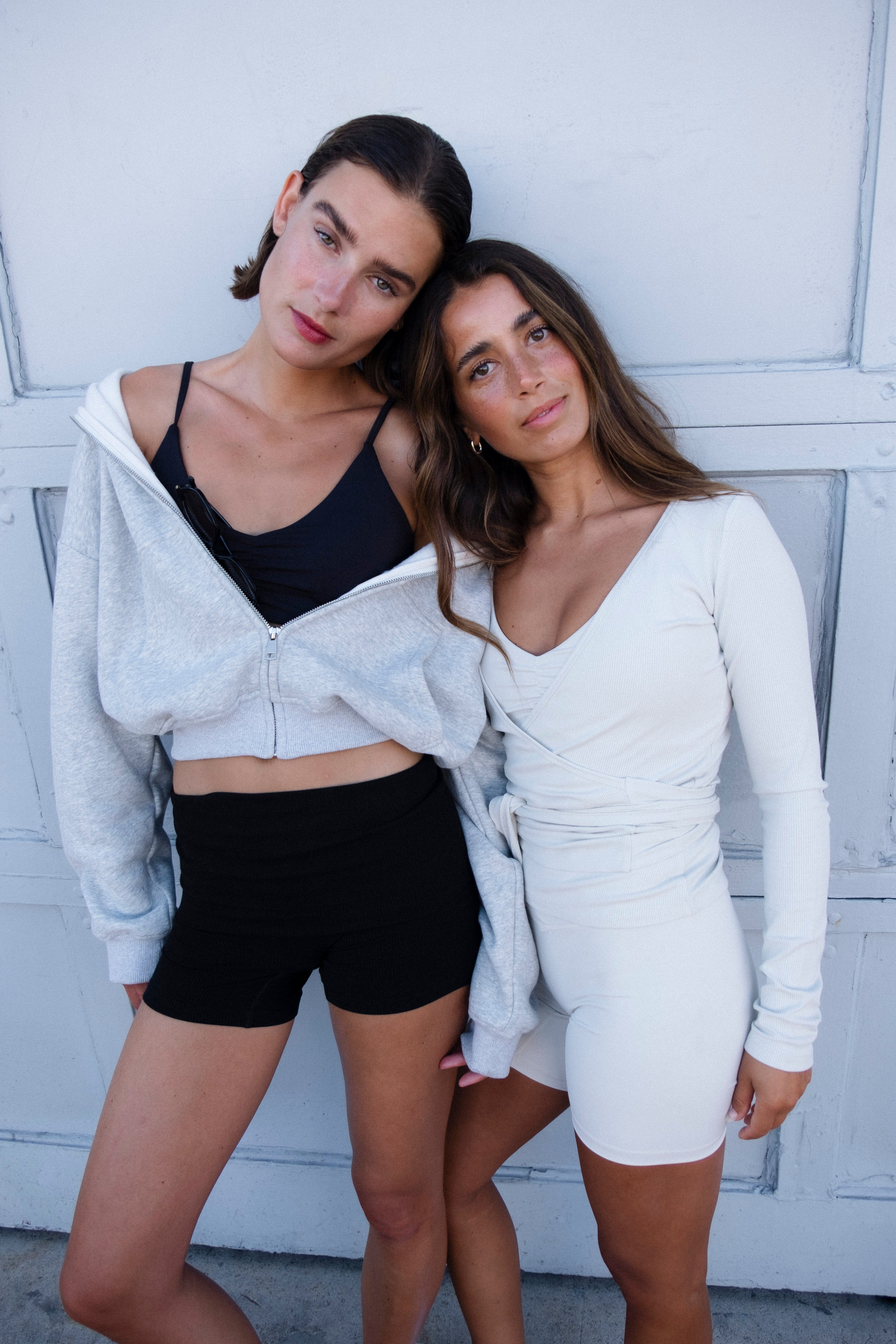 Rib Ballet Wrap Blouse - Vanilla - Image 7