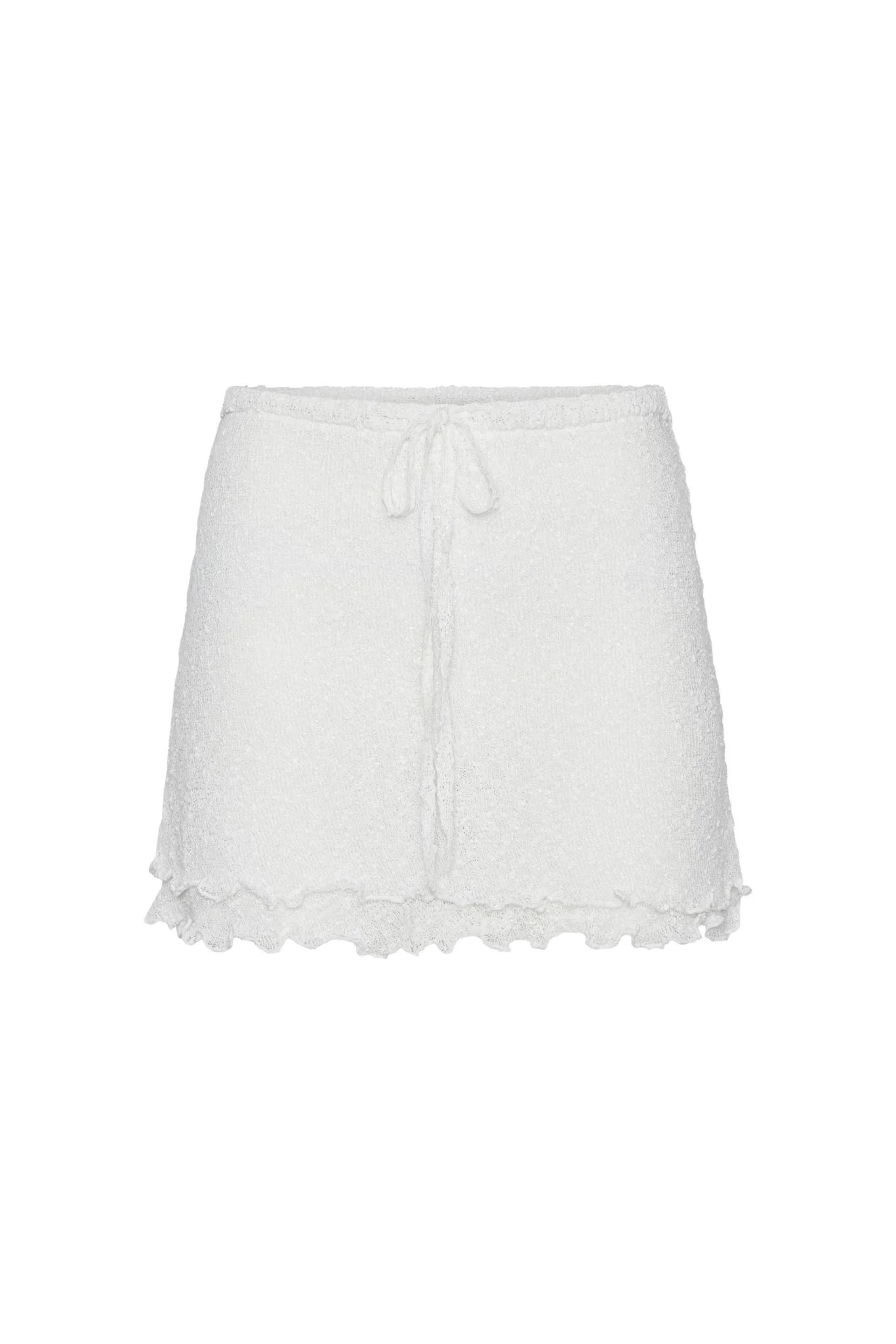 Coastal Knit Skirt - White - Image 7