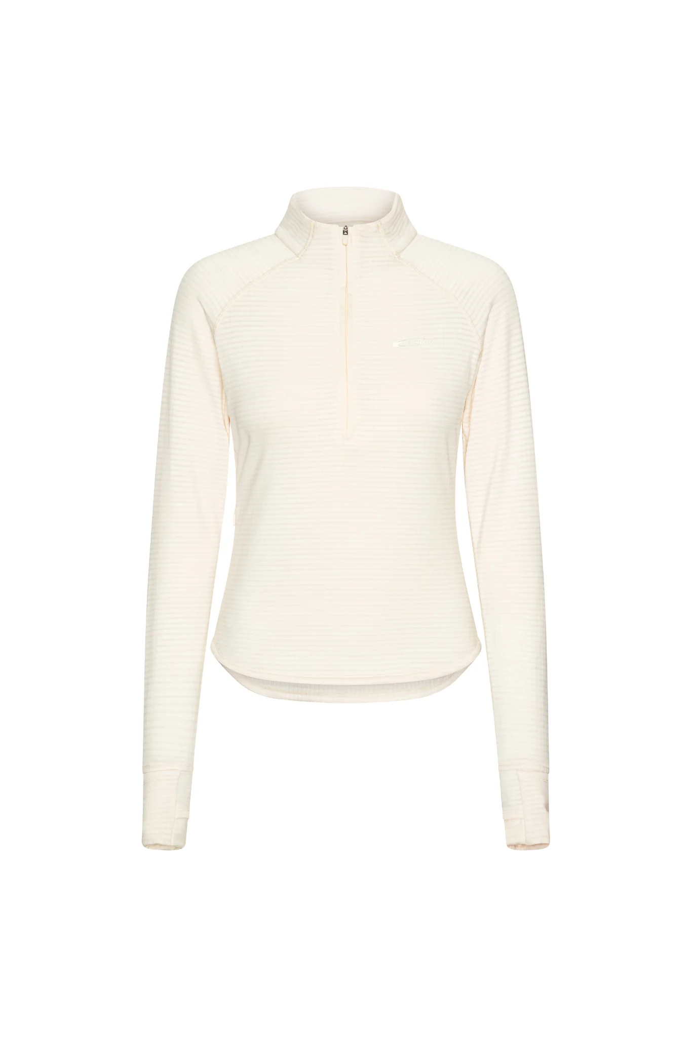Core Half Zip Long Sleeve - Light Beige - Image 6