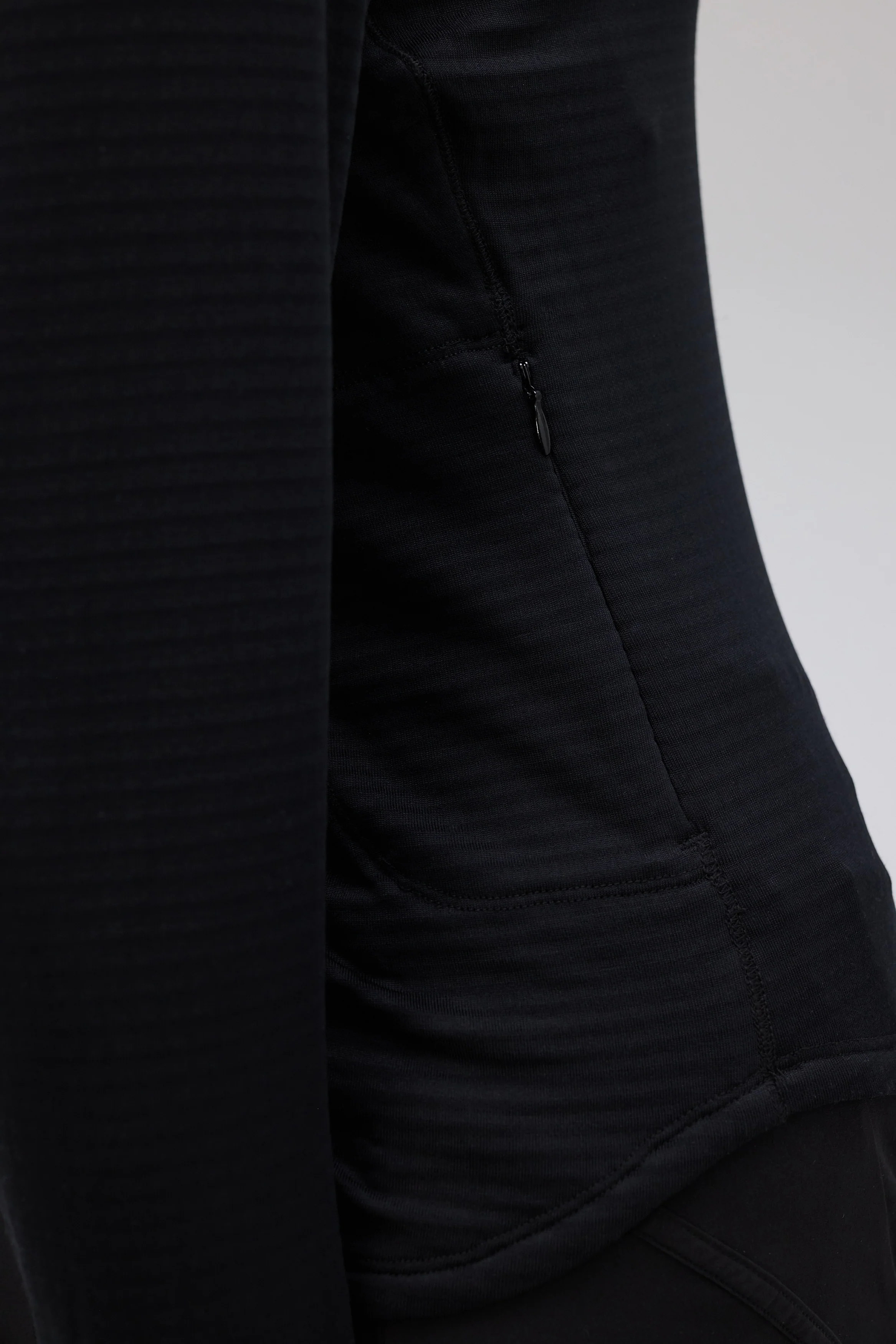 Core Half Zip Long Sleeve - Black - Image 11