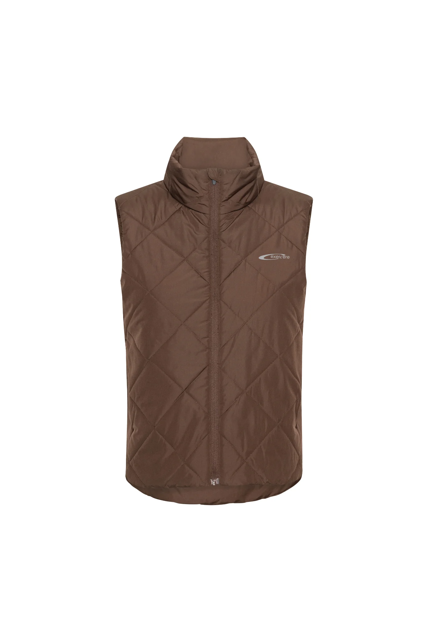 Core Quilted Vest - Pecan Brown - Image 5
