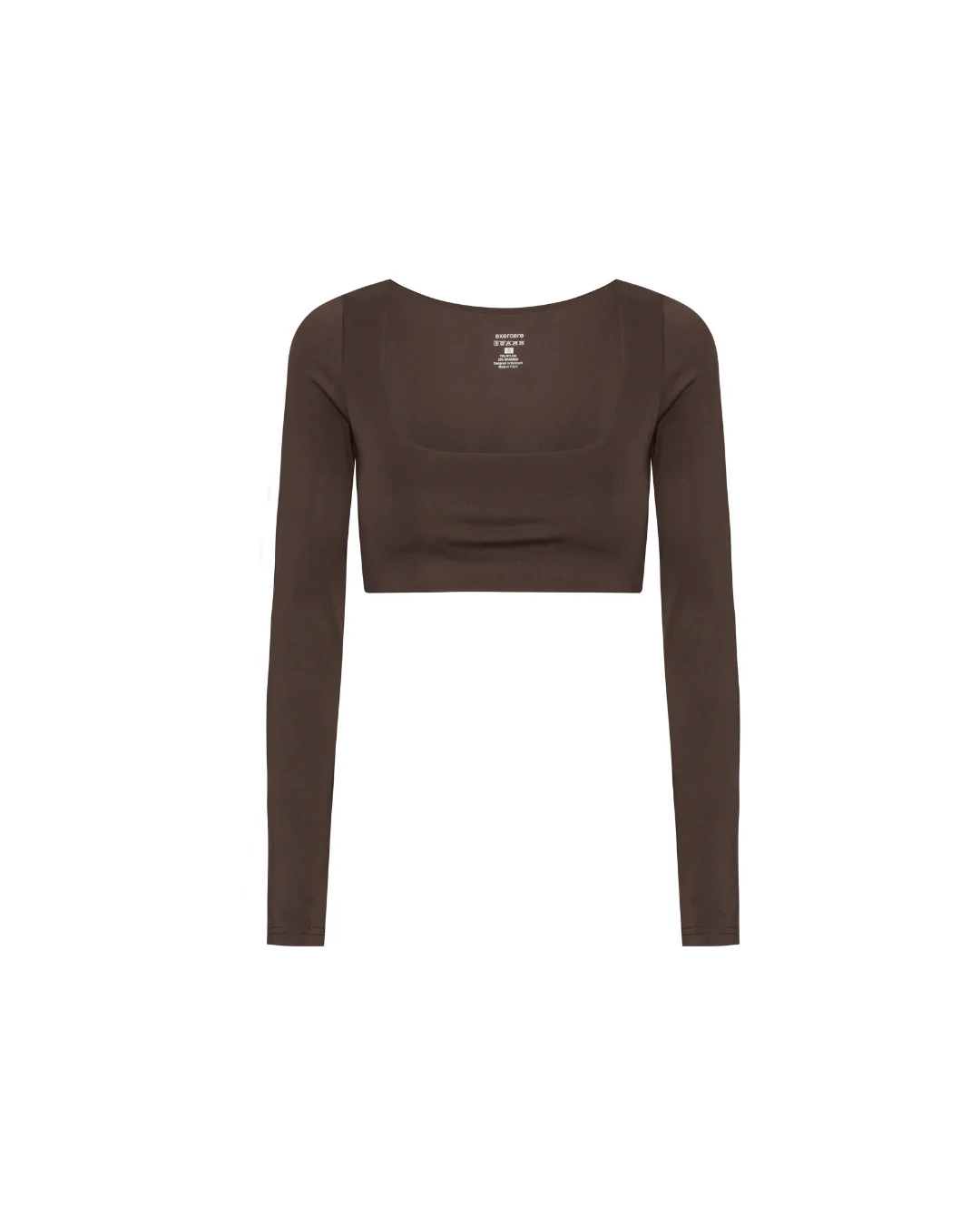 Cropped Long Sleeve - Pecan Brown - Image 3