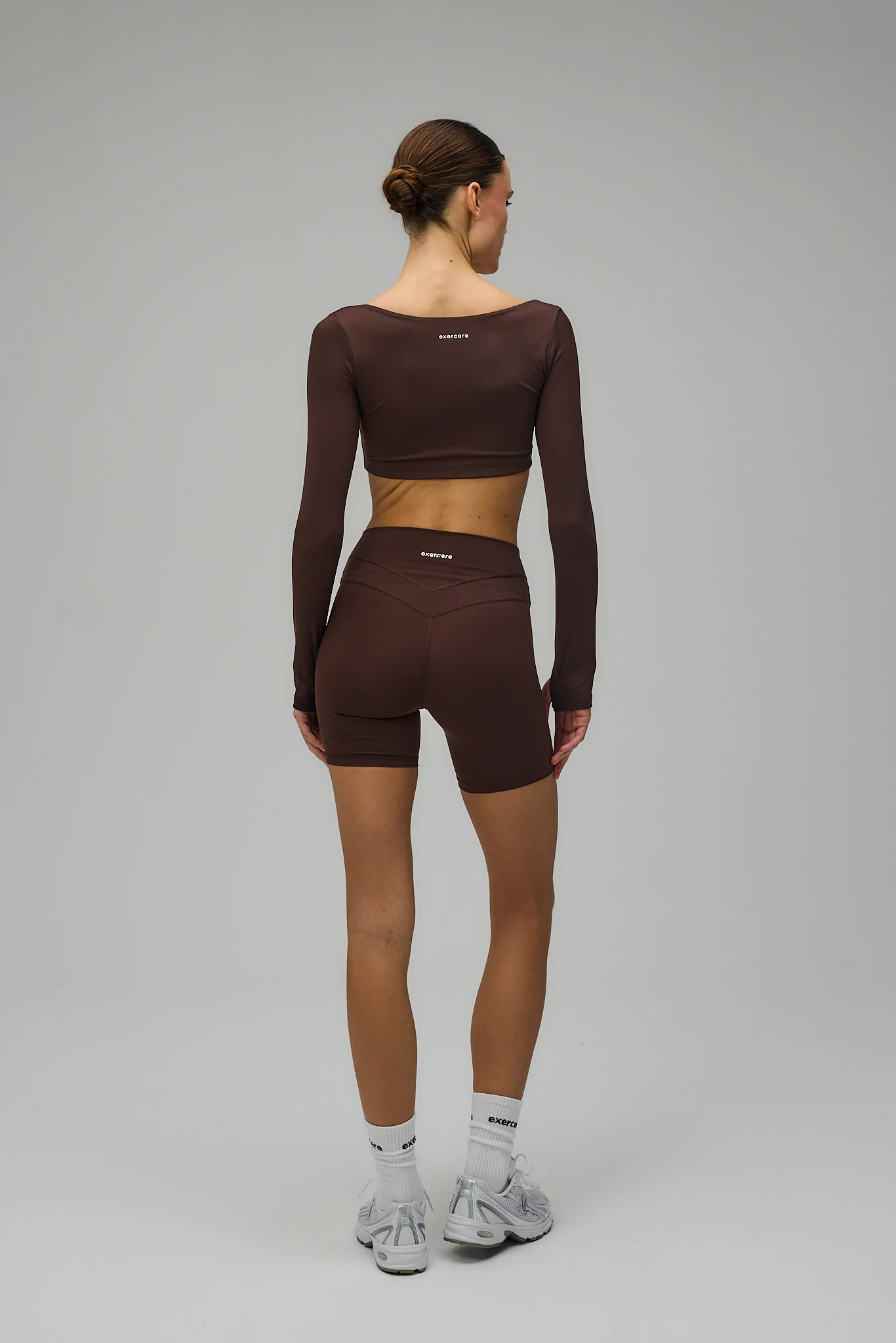 Cropped Long Sleeve - Pecan Brown - Image 7