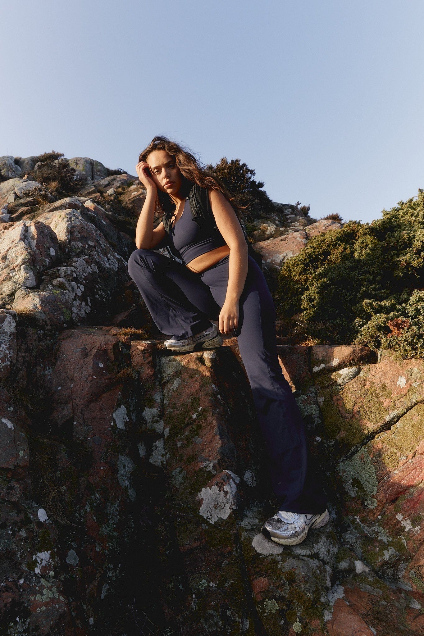 Flare Pants - Navy - Image 6