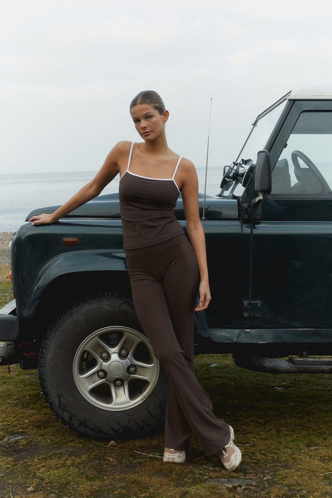 Flare Pants - Pecan Brown - Image 4
