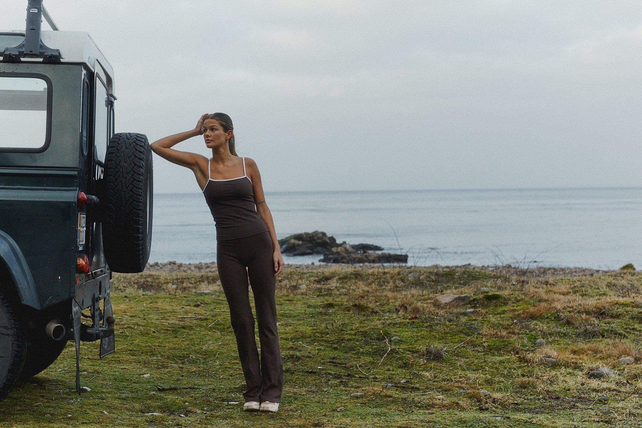 Flare Pants - Pecan Brown - Image 7