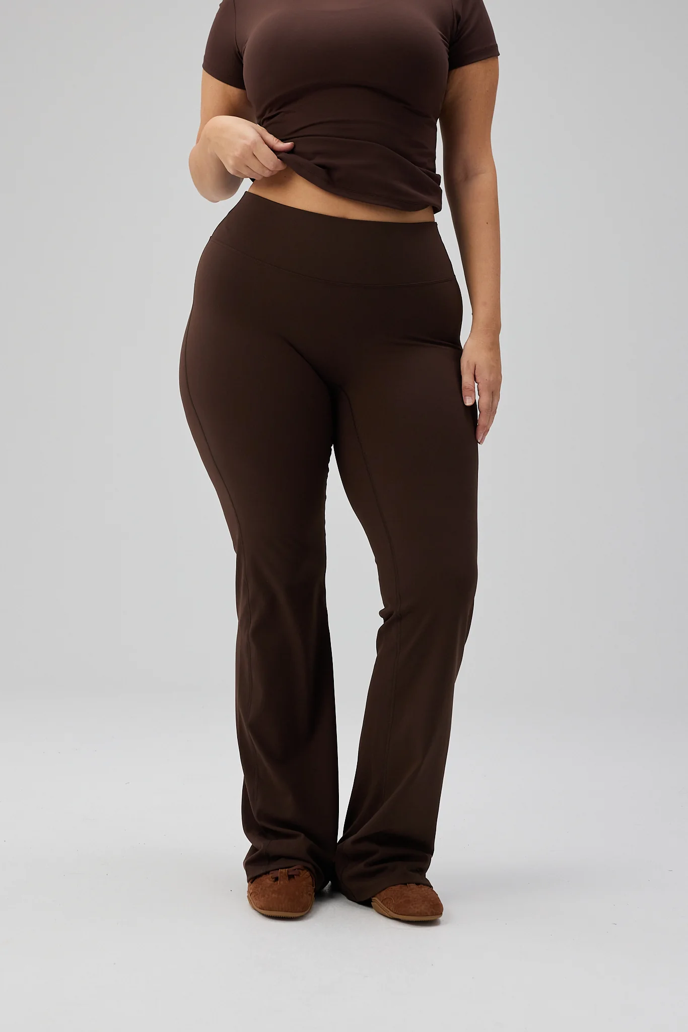 Flare Pants - Pecan Brown - Image 9