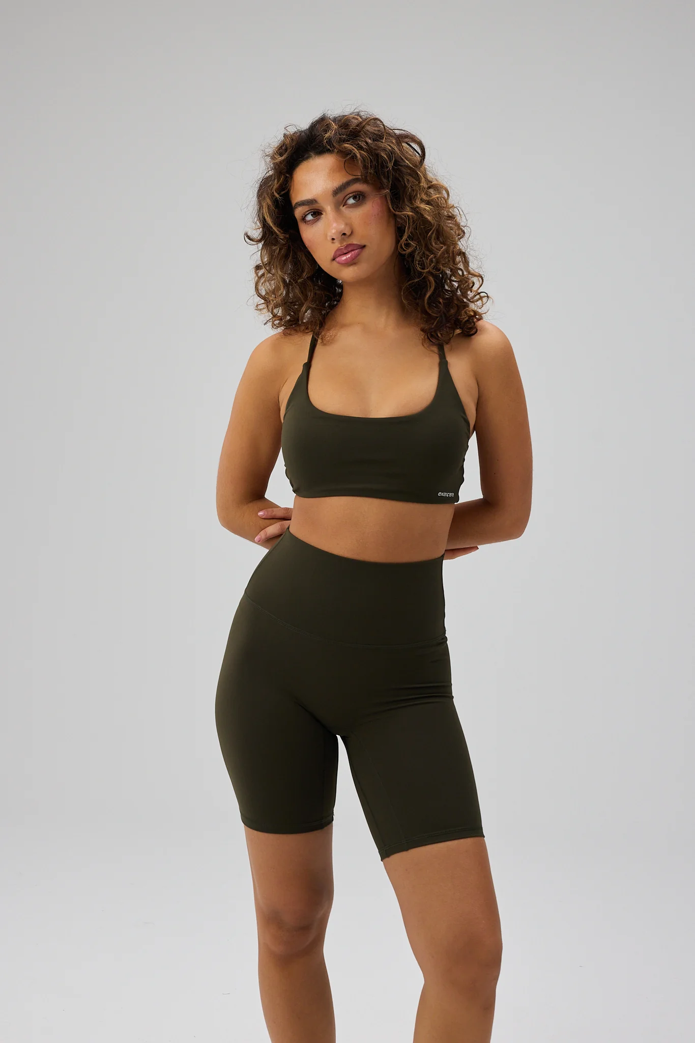Fleek Biker Shorts - Forest Green - Image 7