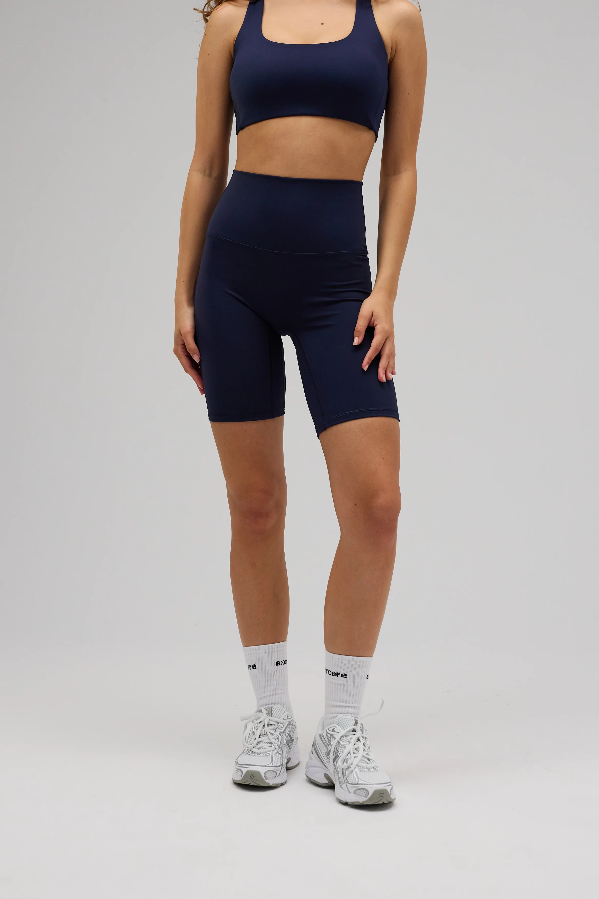 Fleek Biker Shorts - Navy - Image 2