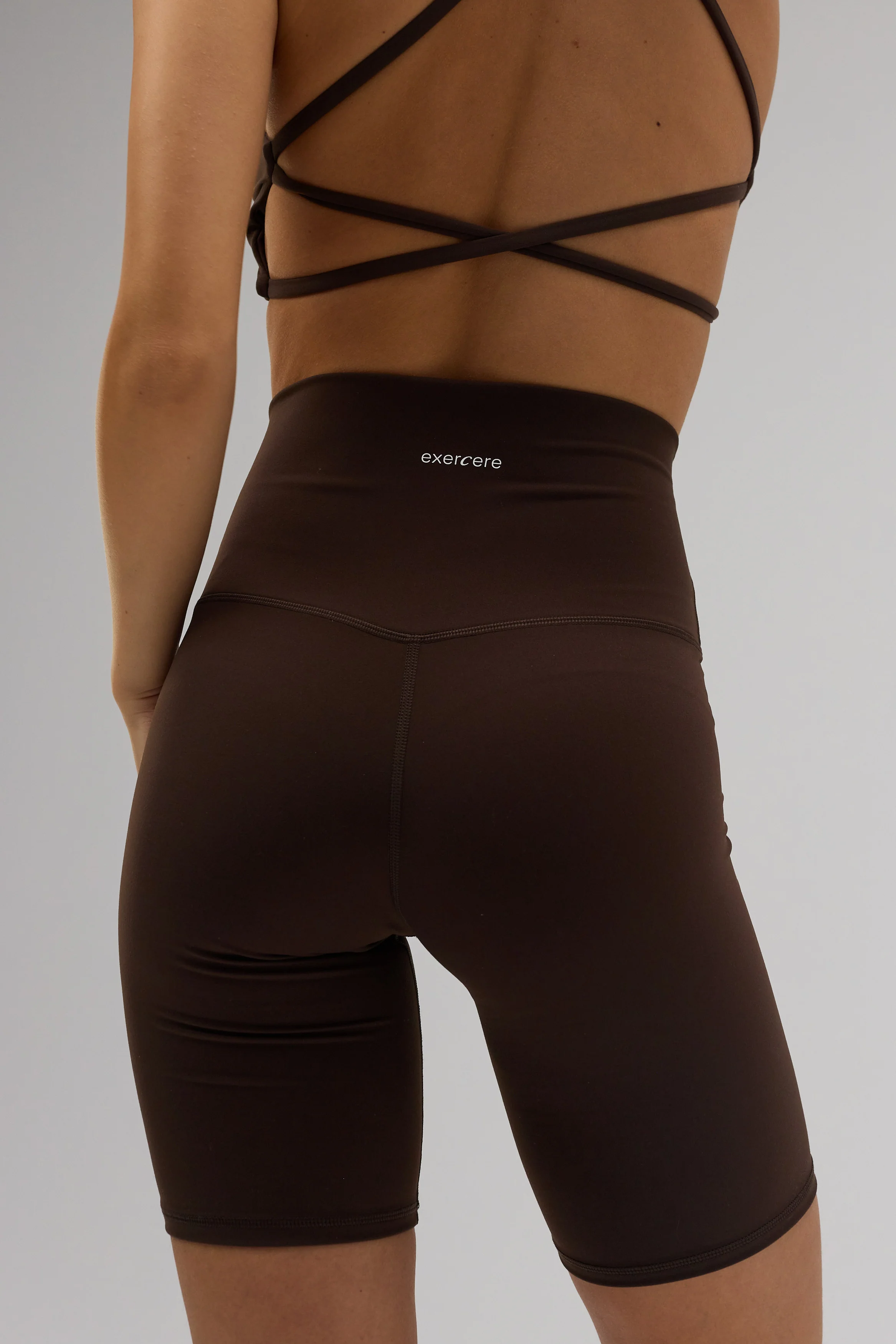 Fleek Biker Shorts - Pecan Brown - Image 6