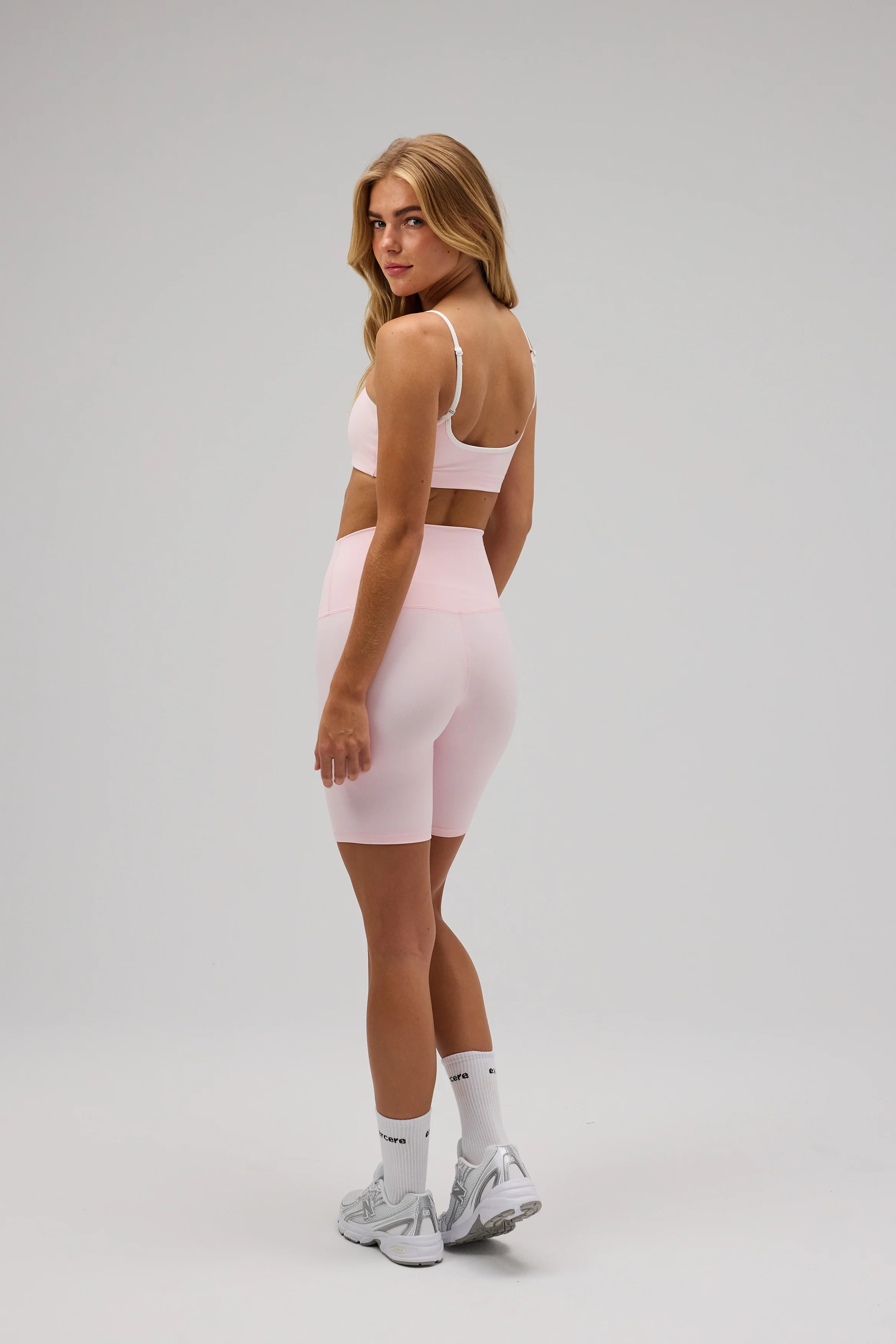 Fleek Biker Shorts - Soft Pink - Image 2