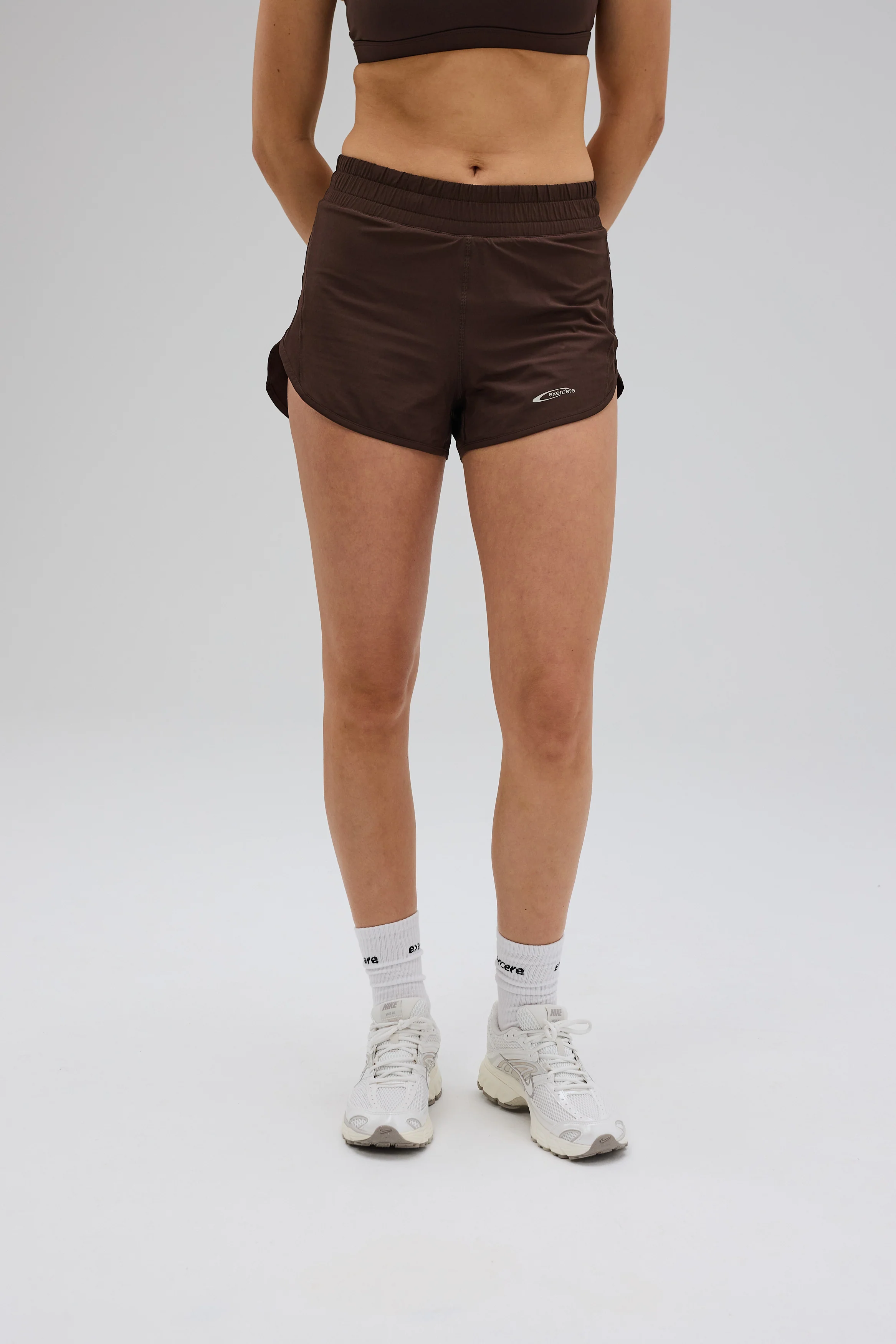 Flow Running Shorts - Pecan Brown - Image 3