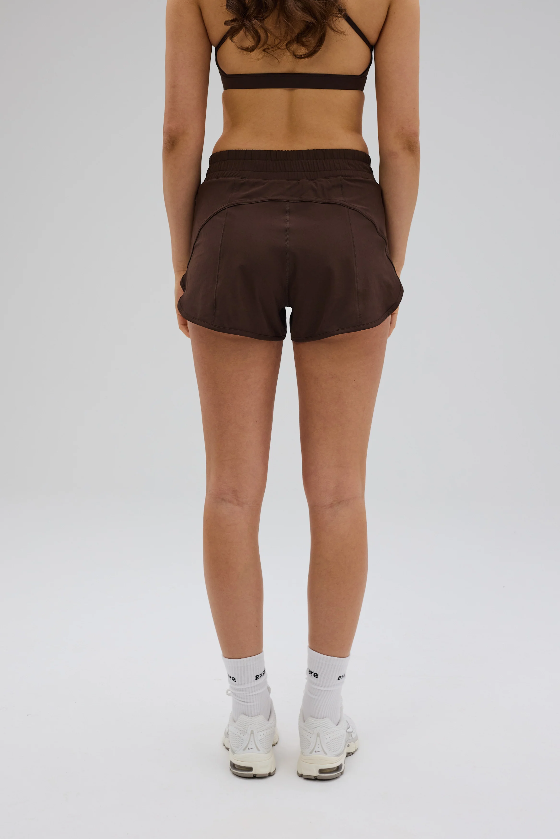 Flow Running Shorts - Pecan Brown - Image 9