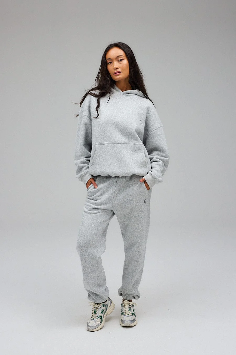 Hoodie - Grey Melange - Image 5