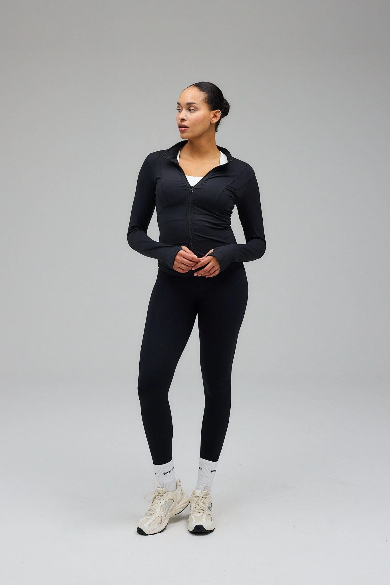 Hyper Zip Blouse - Black - Image 10