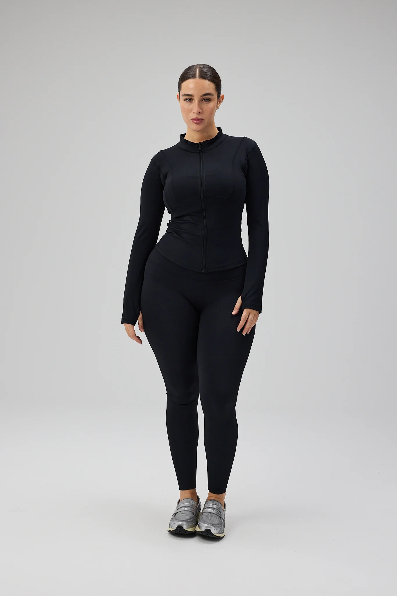 Hyper Zip Blouse - Black - Image 4