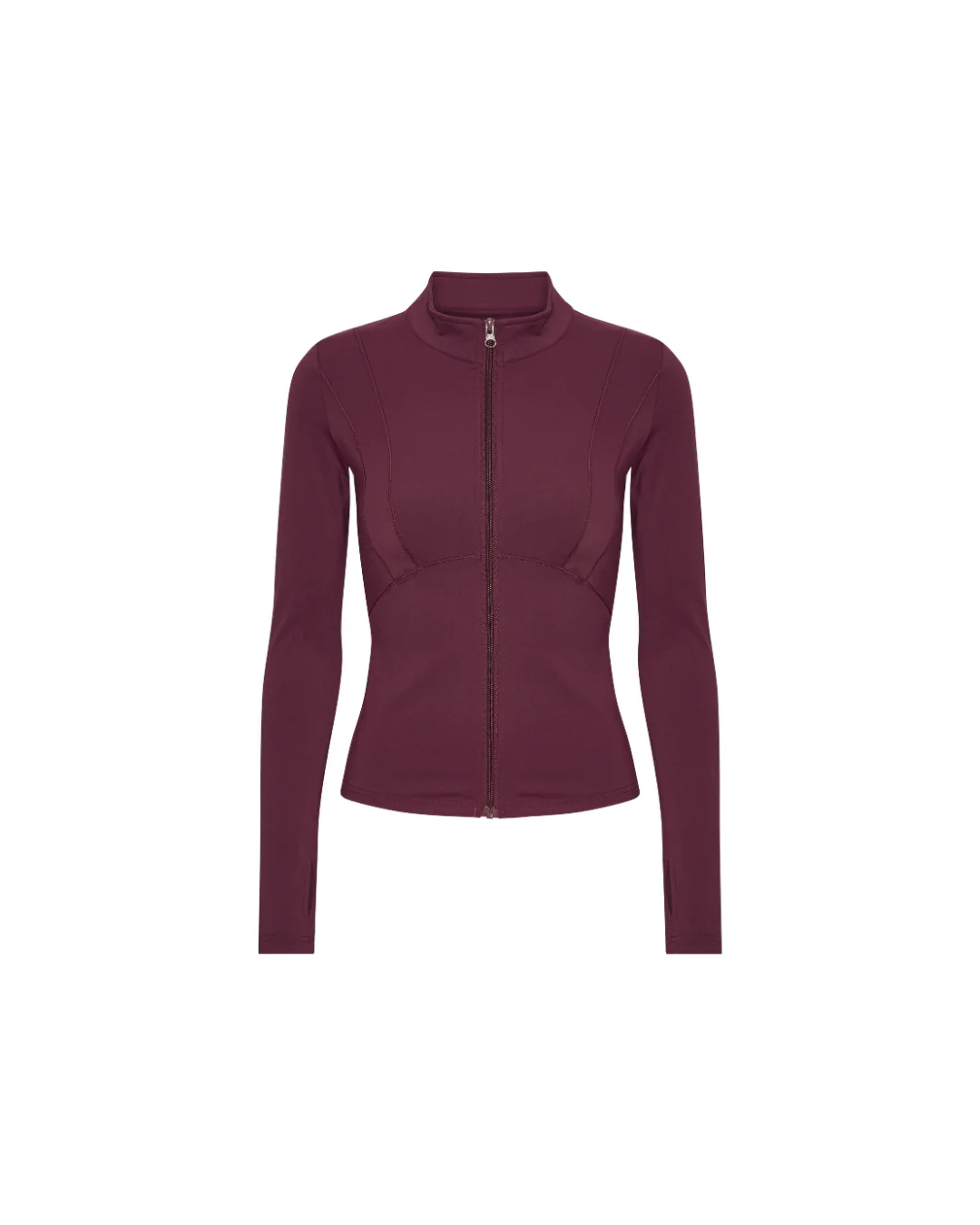 Hyper Zip Blouse - Deep Plum - Image 5