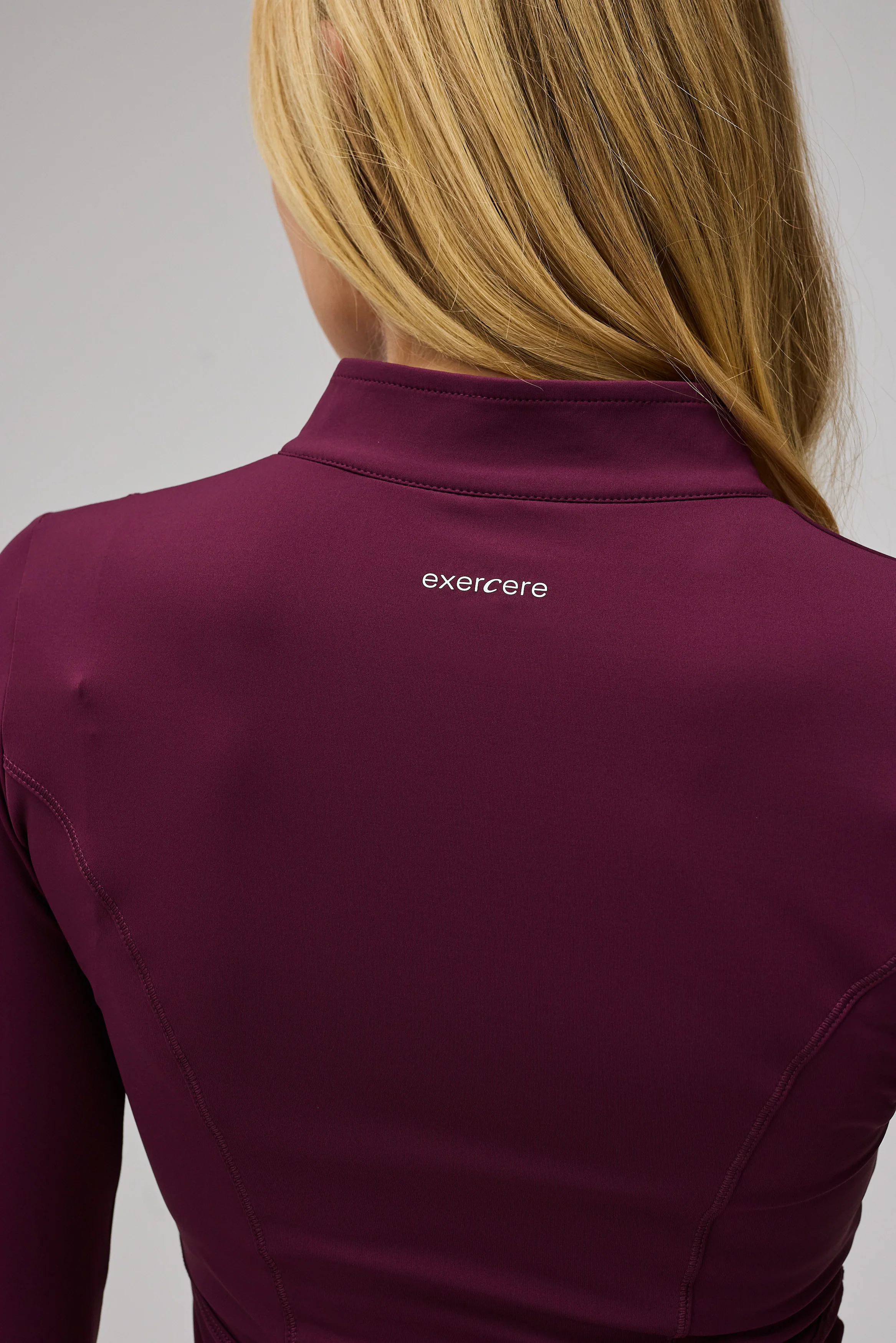 Hyper Zip Blouse - Deep Plum - Image 6
