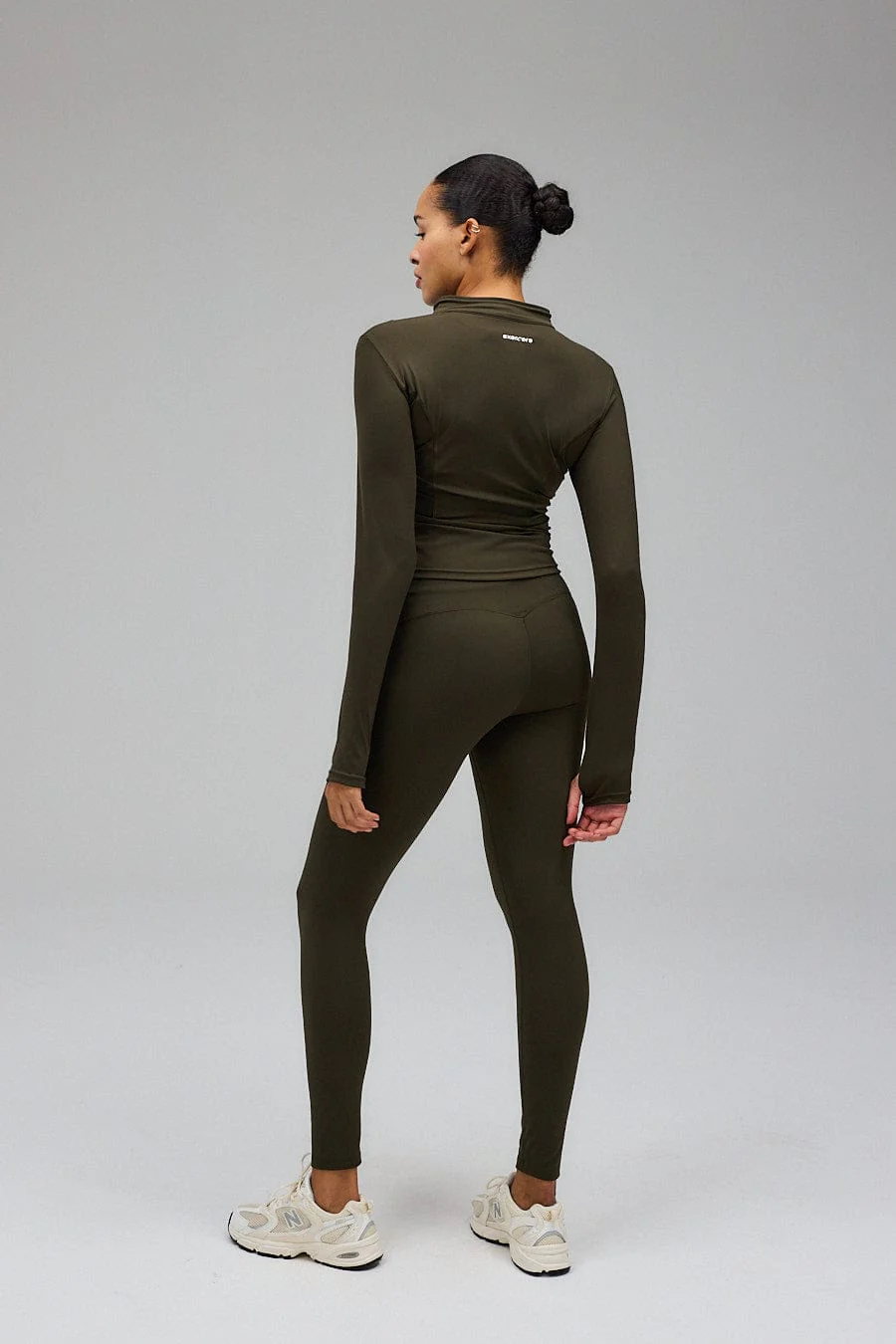 Hyper Zip Blouse - Forest Green - Image 3