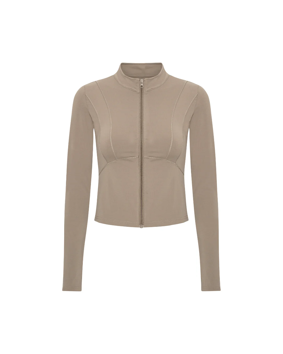 Hyper Zip Blouse - Sand Beige - Image 4