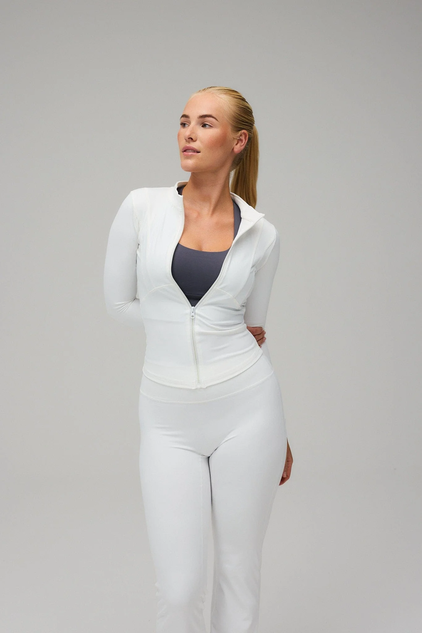 Hyper Zip Blouse - White - Image 7