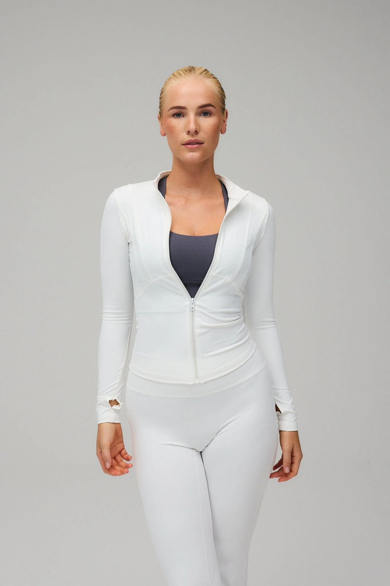 Hyper Zip Blouse - White - Image 8
