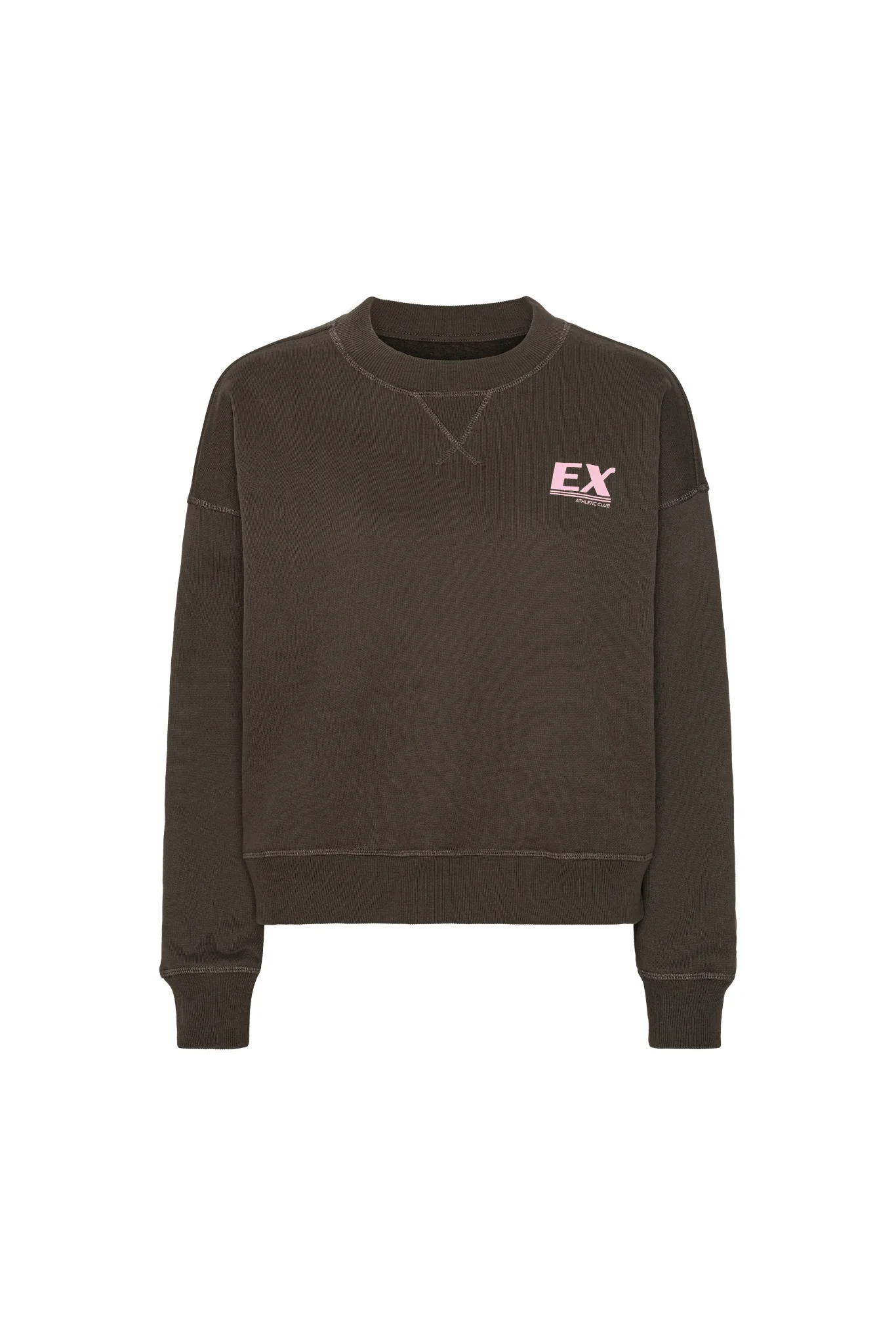 Initial Print Crewneck - Shadow Brown - Image 5