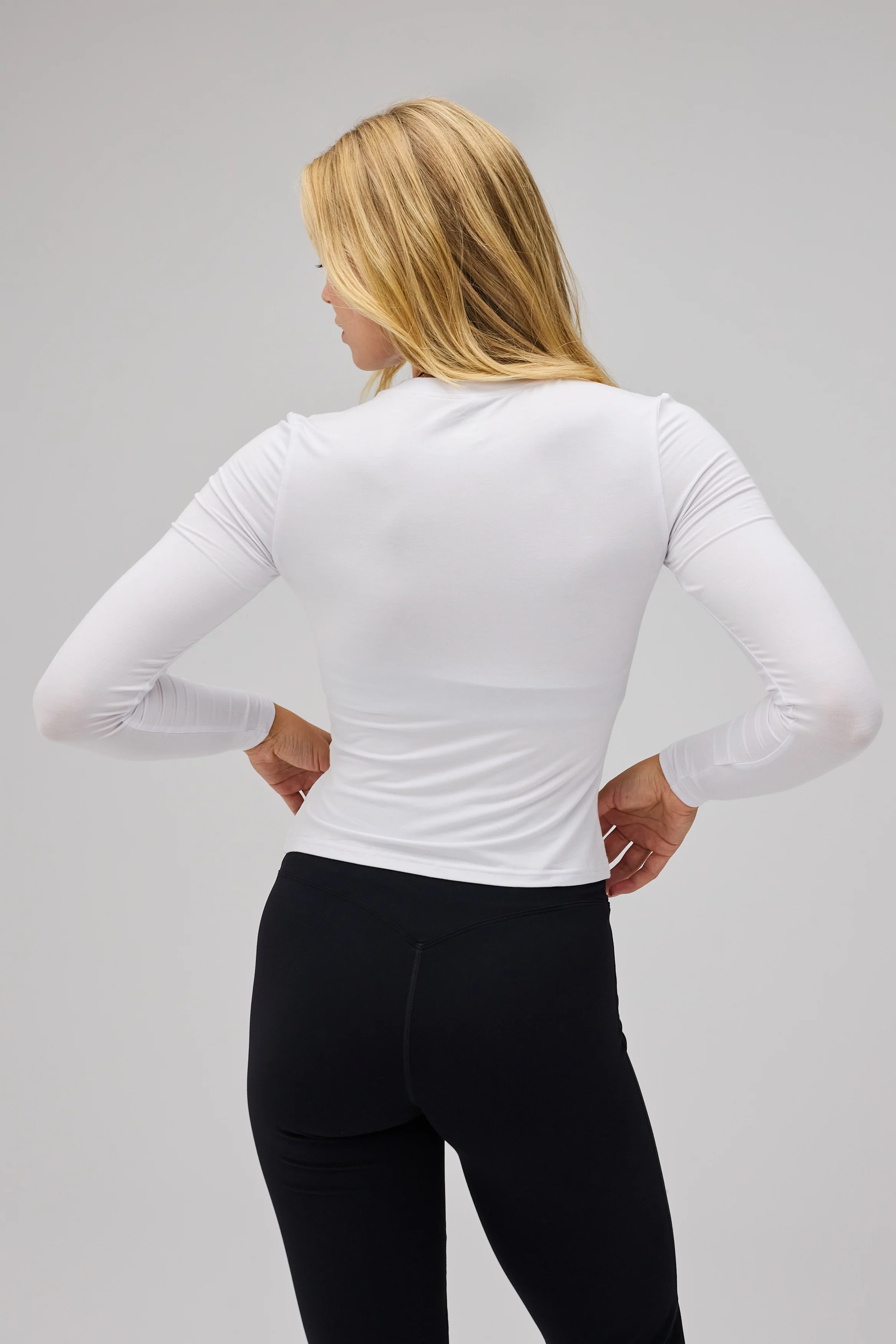 Jersey Long Sleeve - Crystal White - Image 3