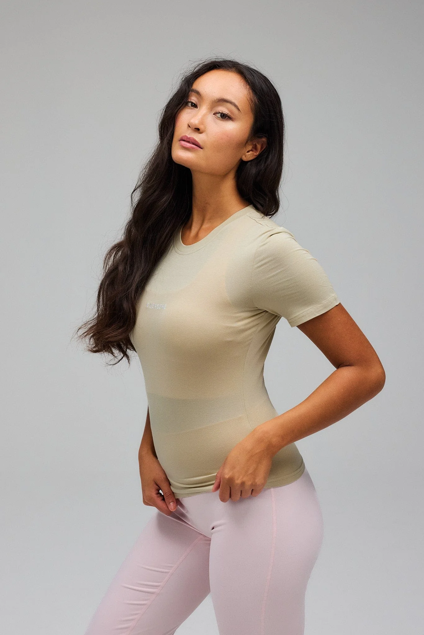 Jersey T-shirt - Latte Beige - Image 7