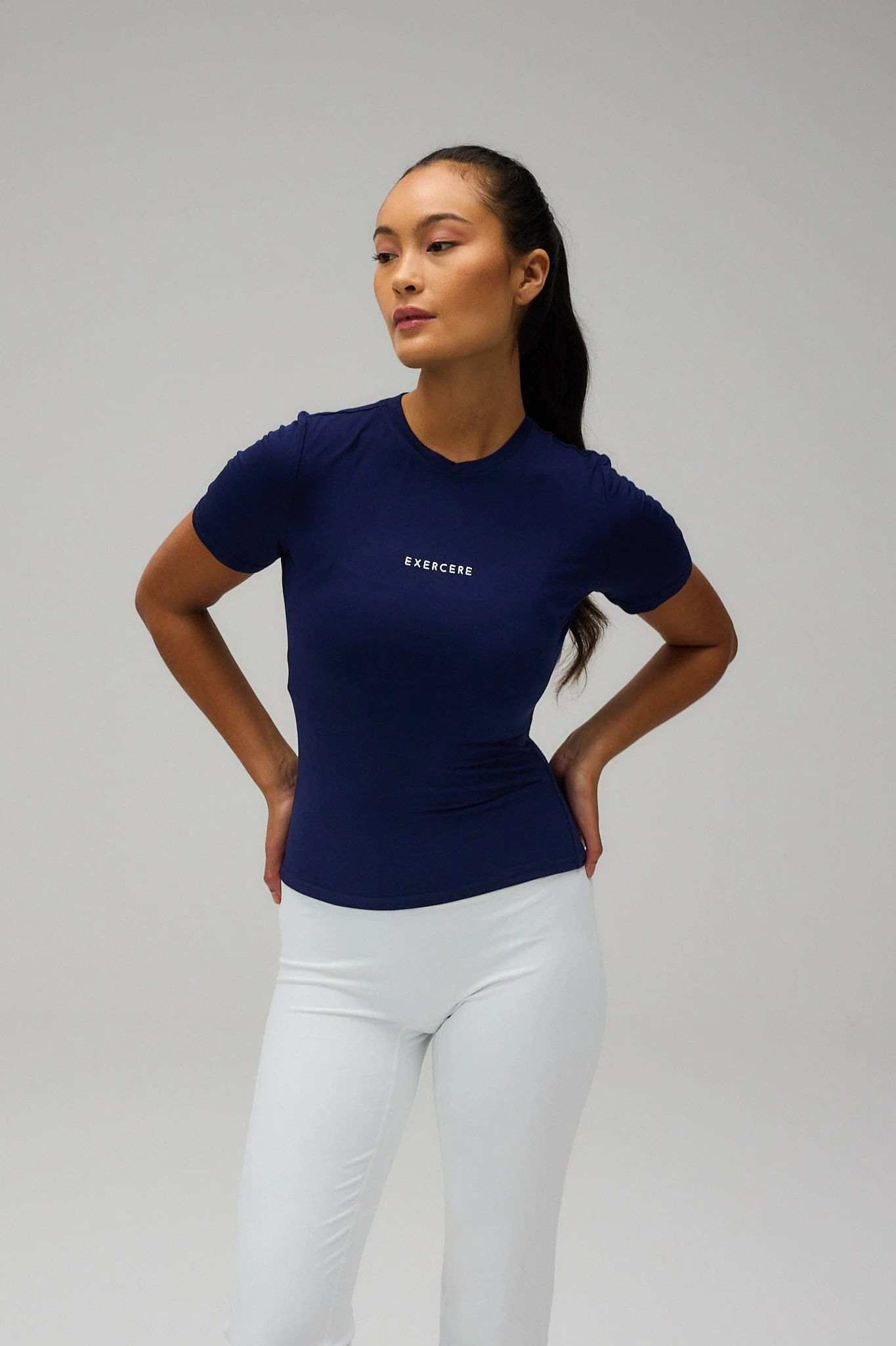 Jersey T-shirt - Navy - Image 3