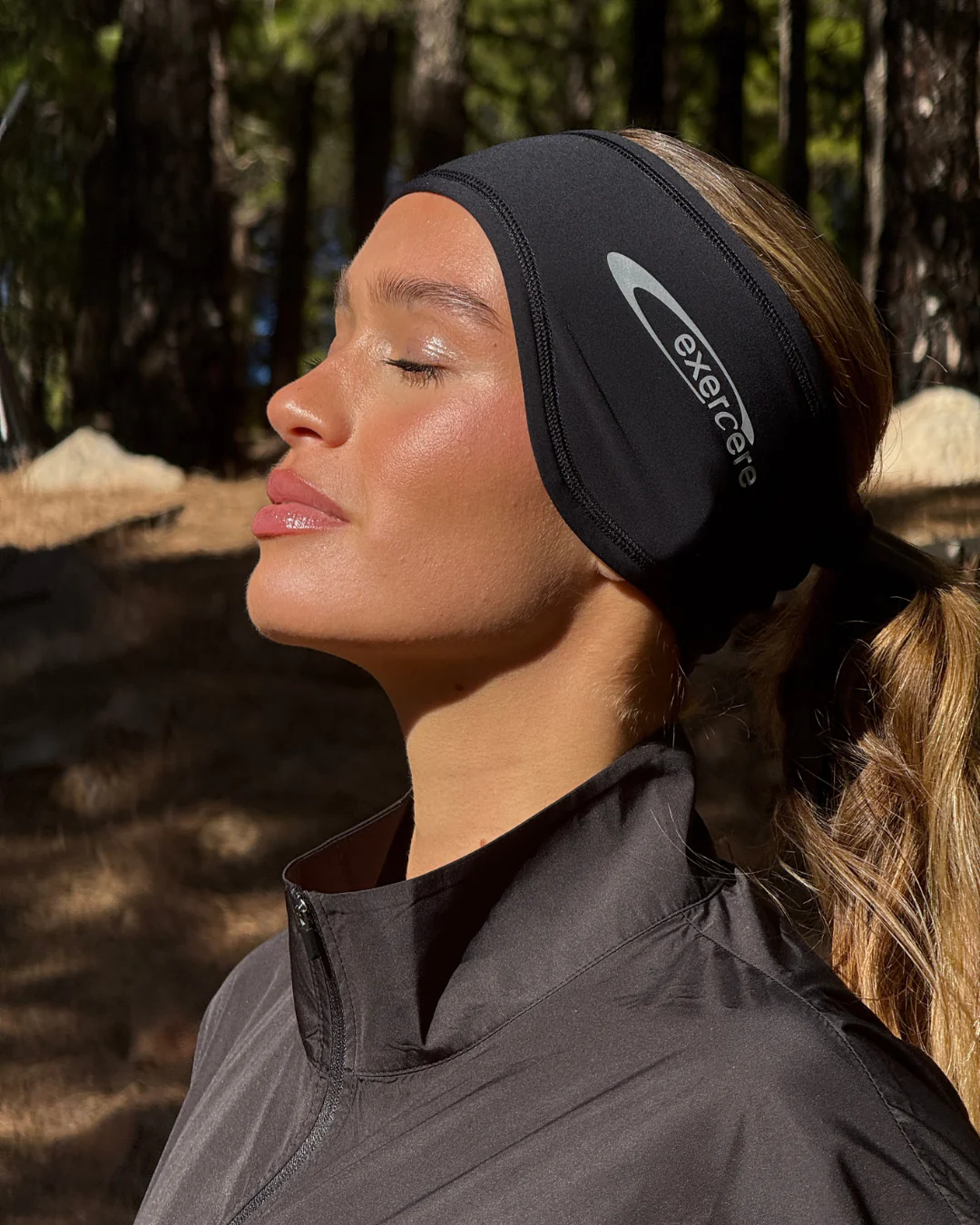 Logo Headband - Black - Image 3