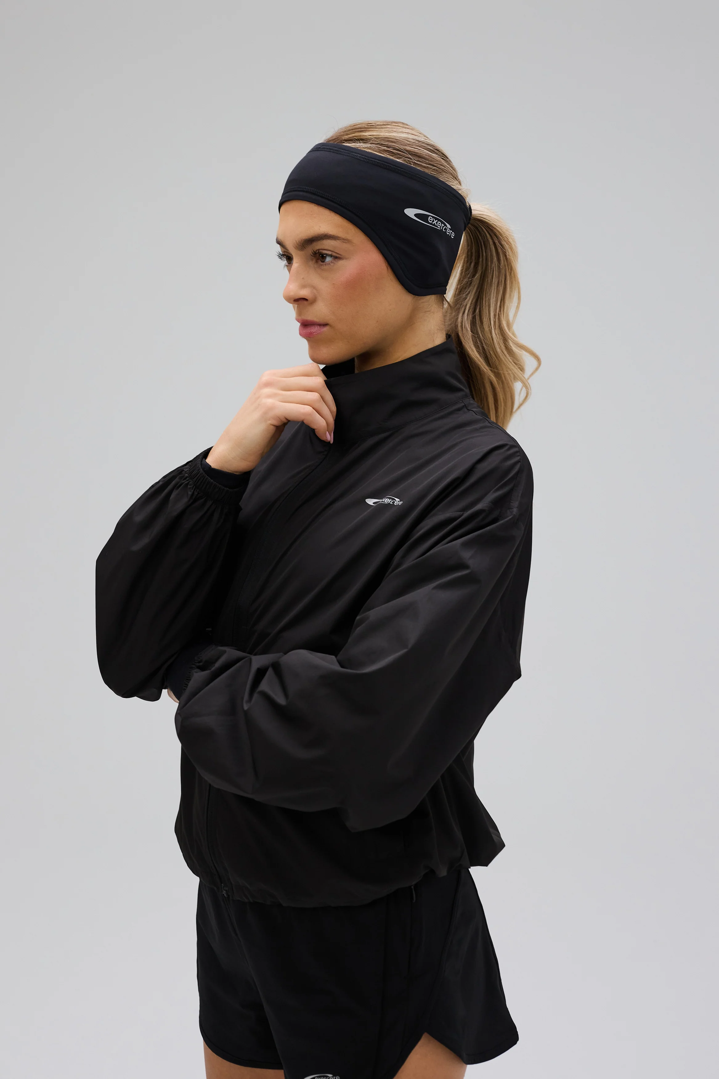Logo Headband - Black - Image 5