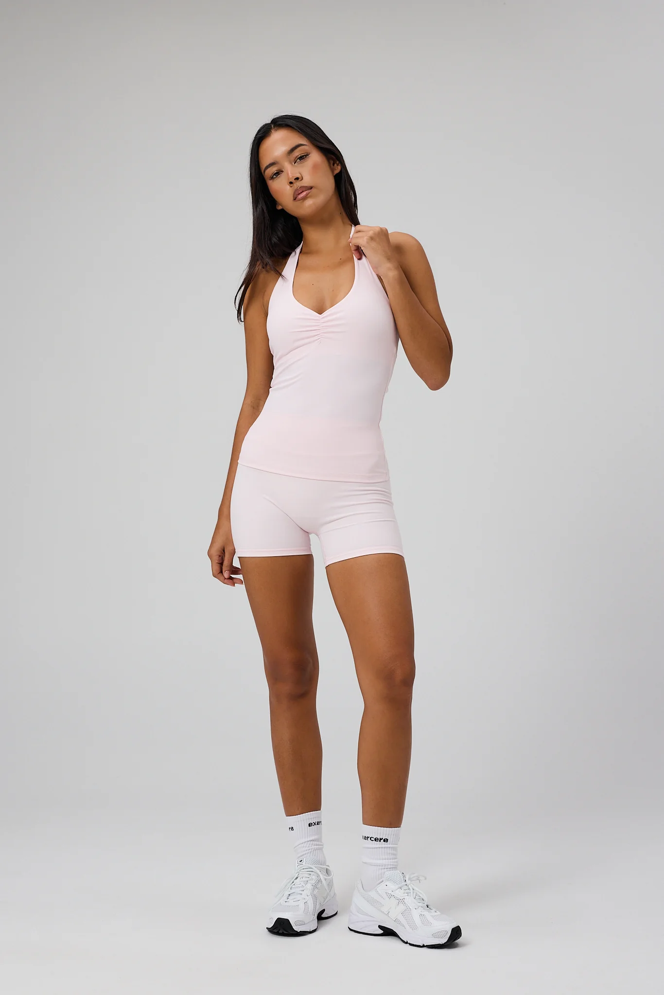Luna Scrunch Shorts - Soft Pink - Image 4