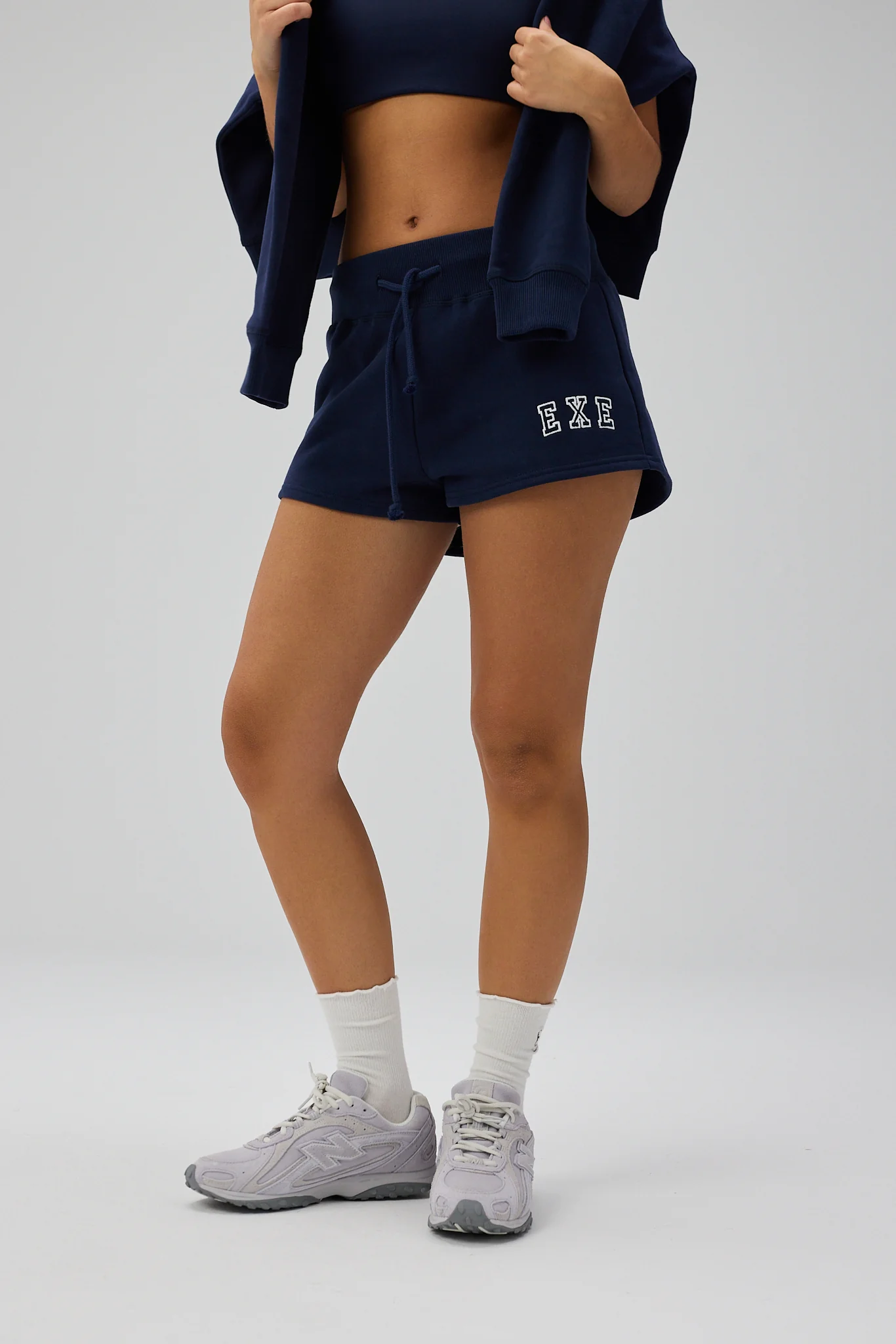Mini Sweatshorts  - Navy - Image 2