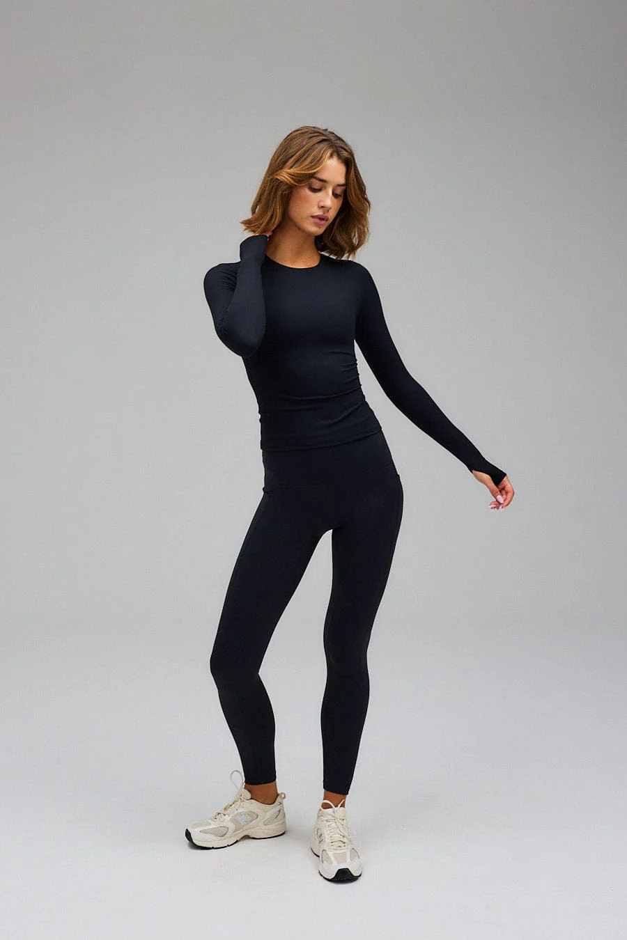 Neaty Long Sleeve - Black - Image 5