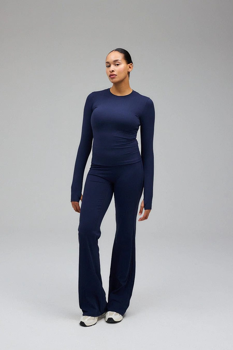 Neaty Long Sleeve - Navy - Image 3