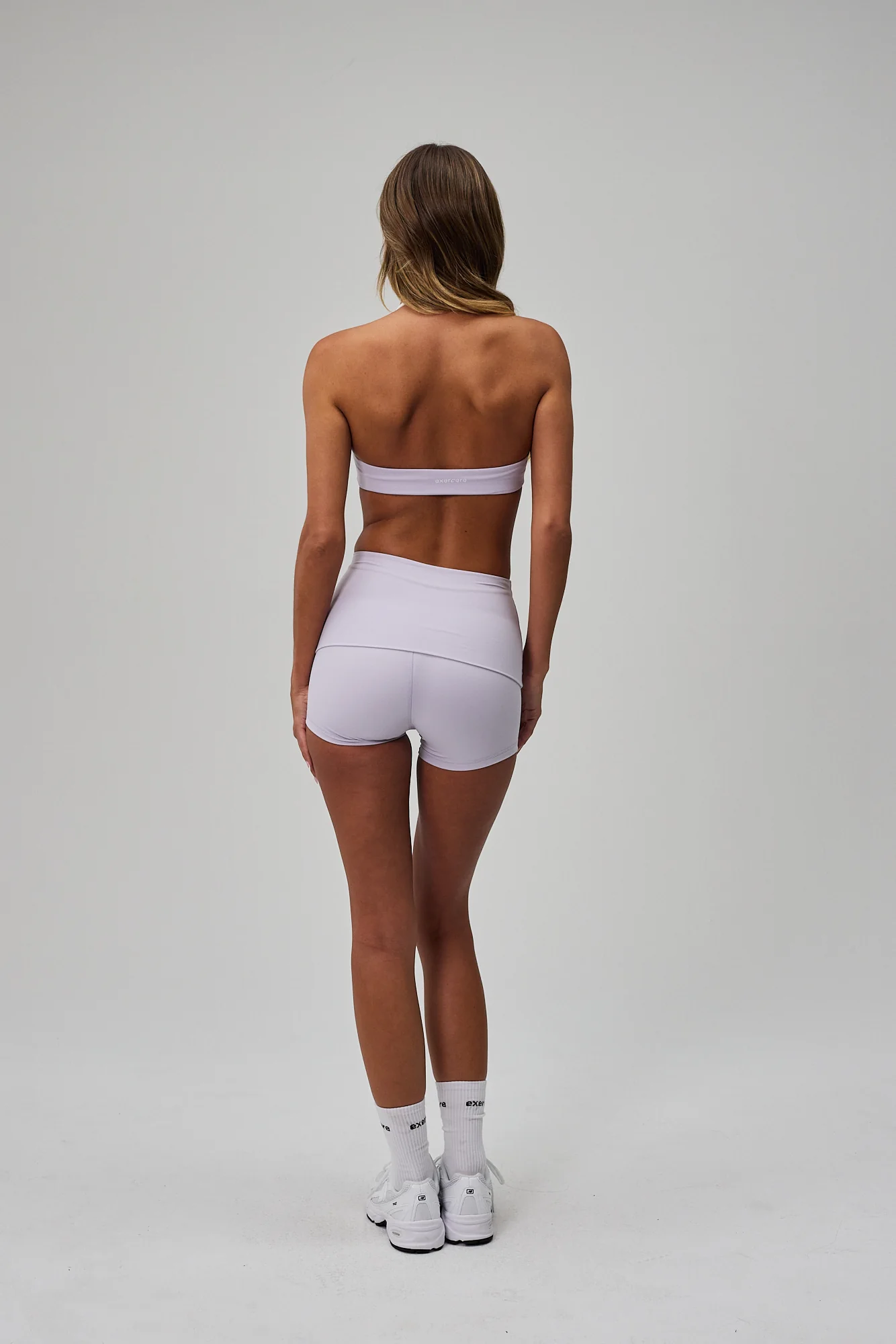 Neaty Fold Over Shorts - Lilac Mist - Image 6