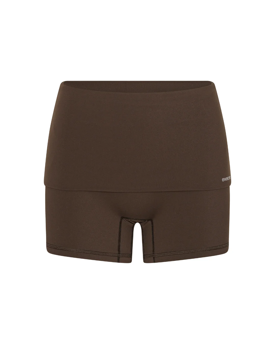 Neaty Fold Over Shorts - Pecan Brown - Image 4
